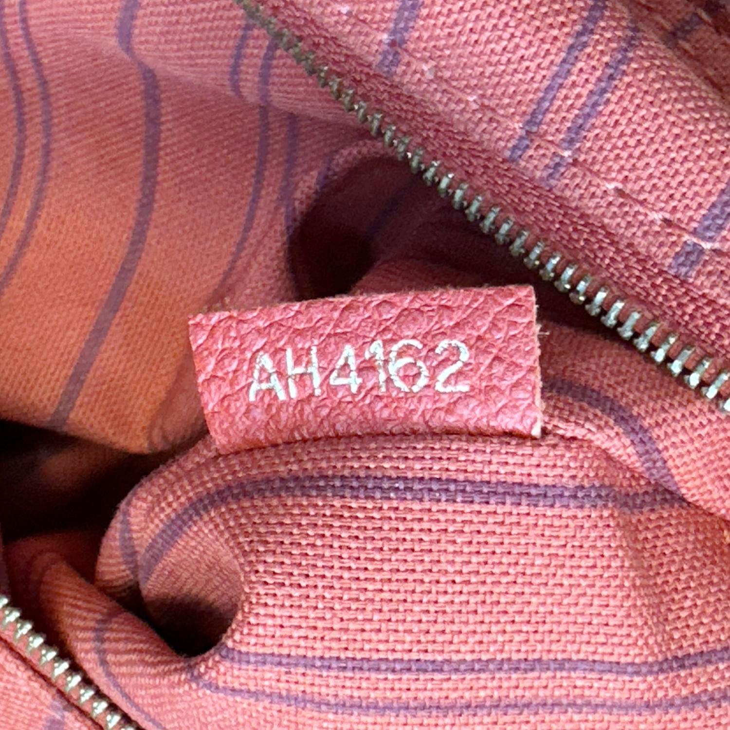 LOUIS VUITTON Speedy 25 Bandouliere Monogram Empreinte Leather Crossbody Bag Red - Image 12