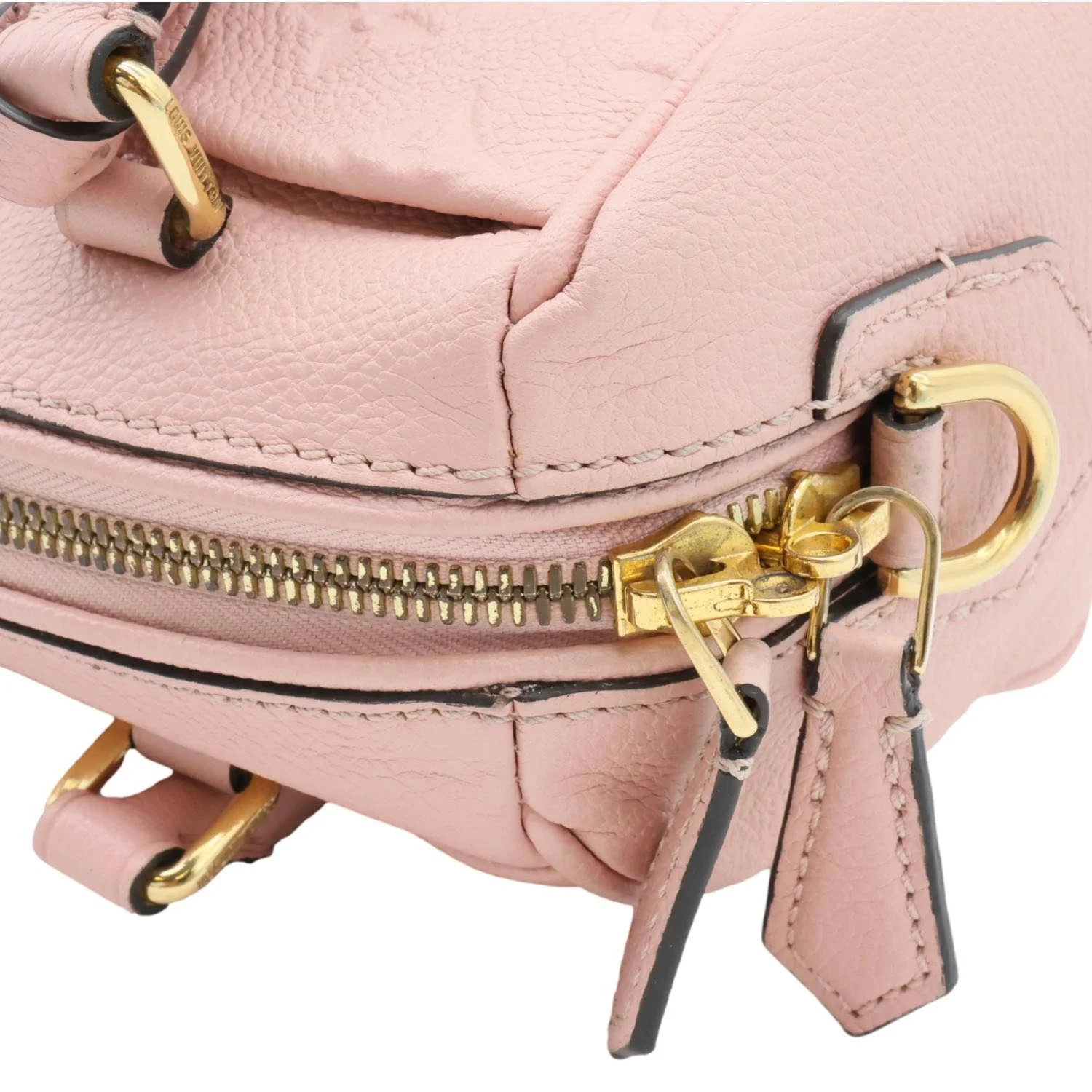 LOUIS VUITTON Speedy 20 Bandouliere Monogram Empreinte Crossbody Bag Pink - Image 6