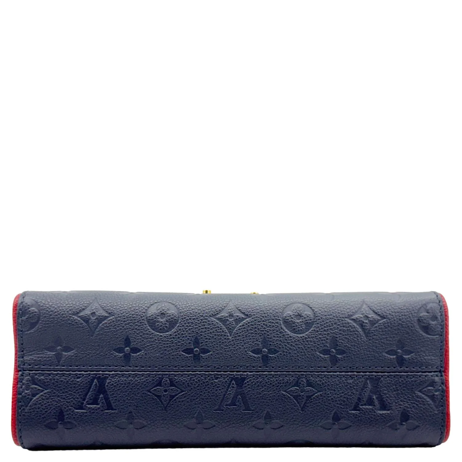 LOUIS VUITTON Saint Sulpice PM Empreinte Leather Crossbody Bag Navy Blue - Image 11