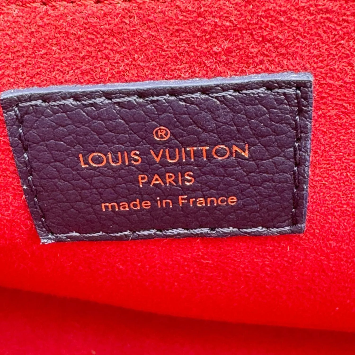 LOUIS VUITTON Saint Sulpice PM Empreinte Leather Crossbody Bag Navy Blue - Image 13