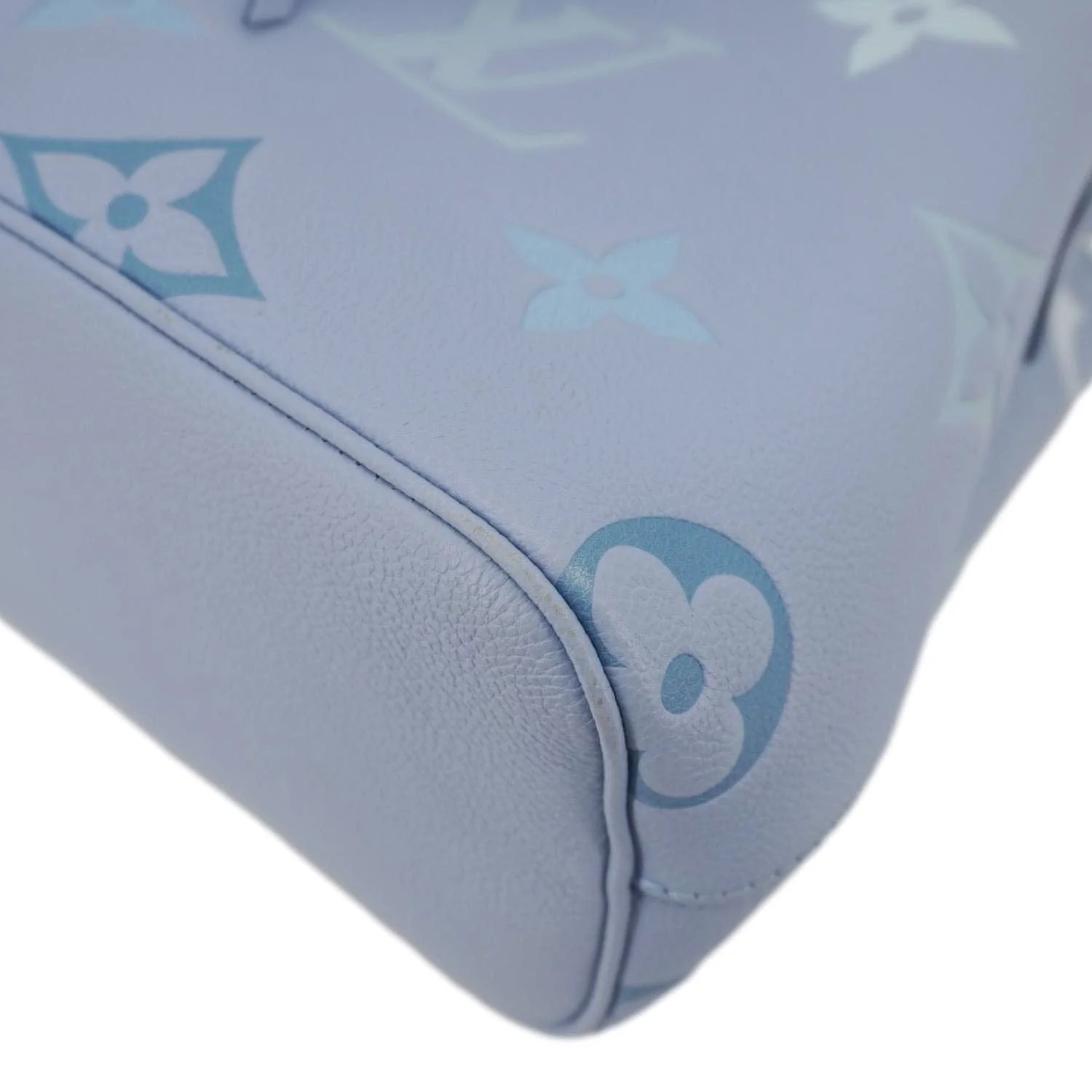 LOUIS VUITTON NeoNoe BB Monogram Empreinte Shoulder Bag Summer Blue - Image 9