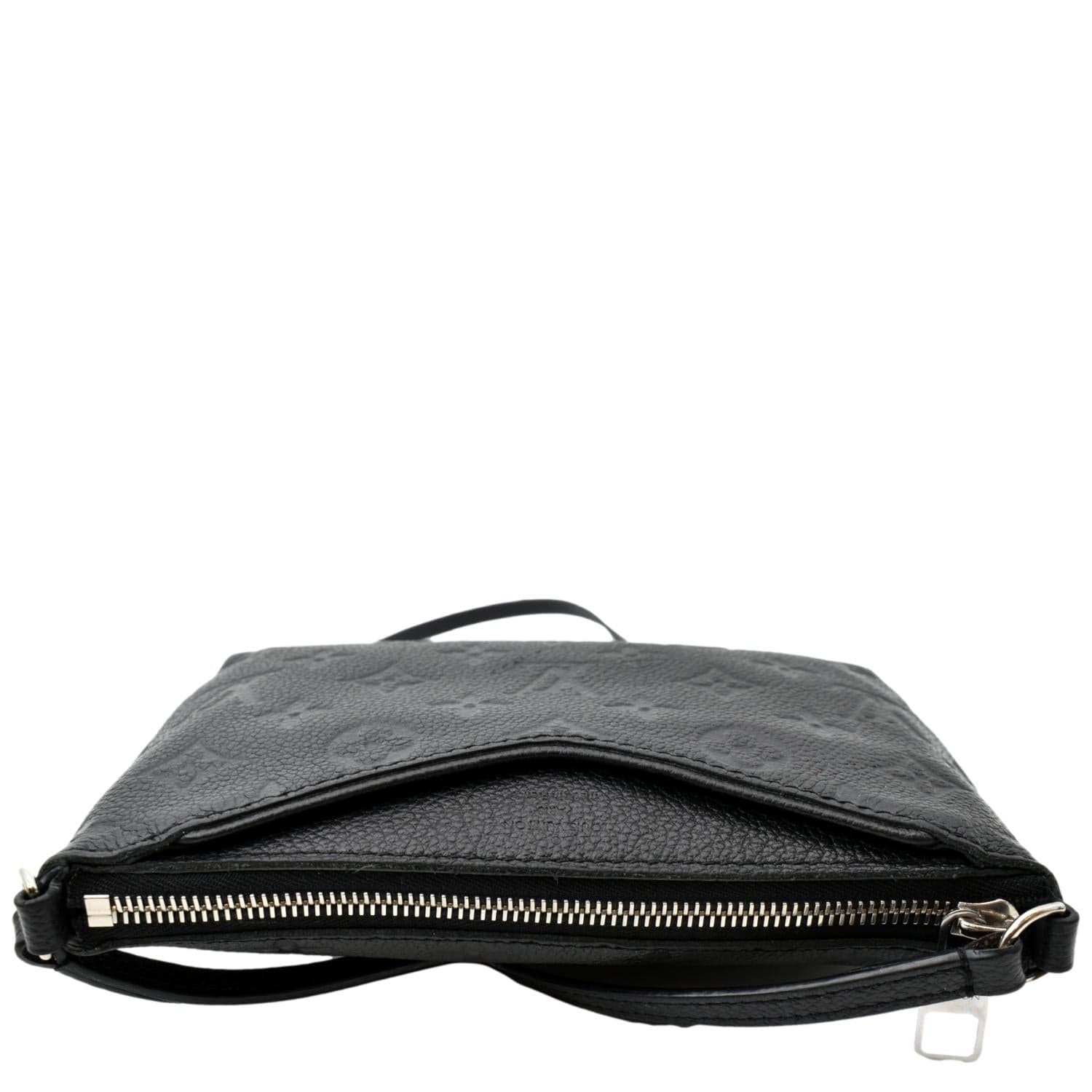 LOUIS VUITTON Pallas Monogram Empreinte Clutch Crossbody Bag Black - Image 4