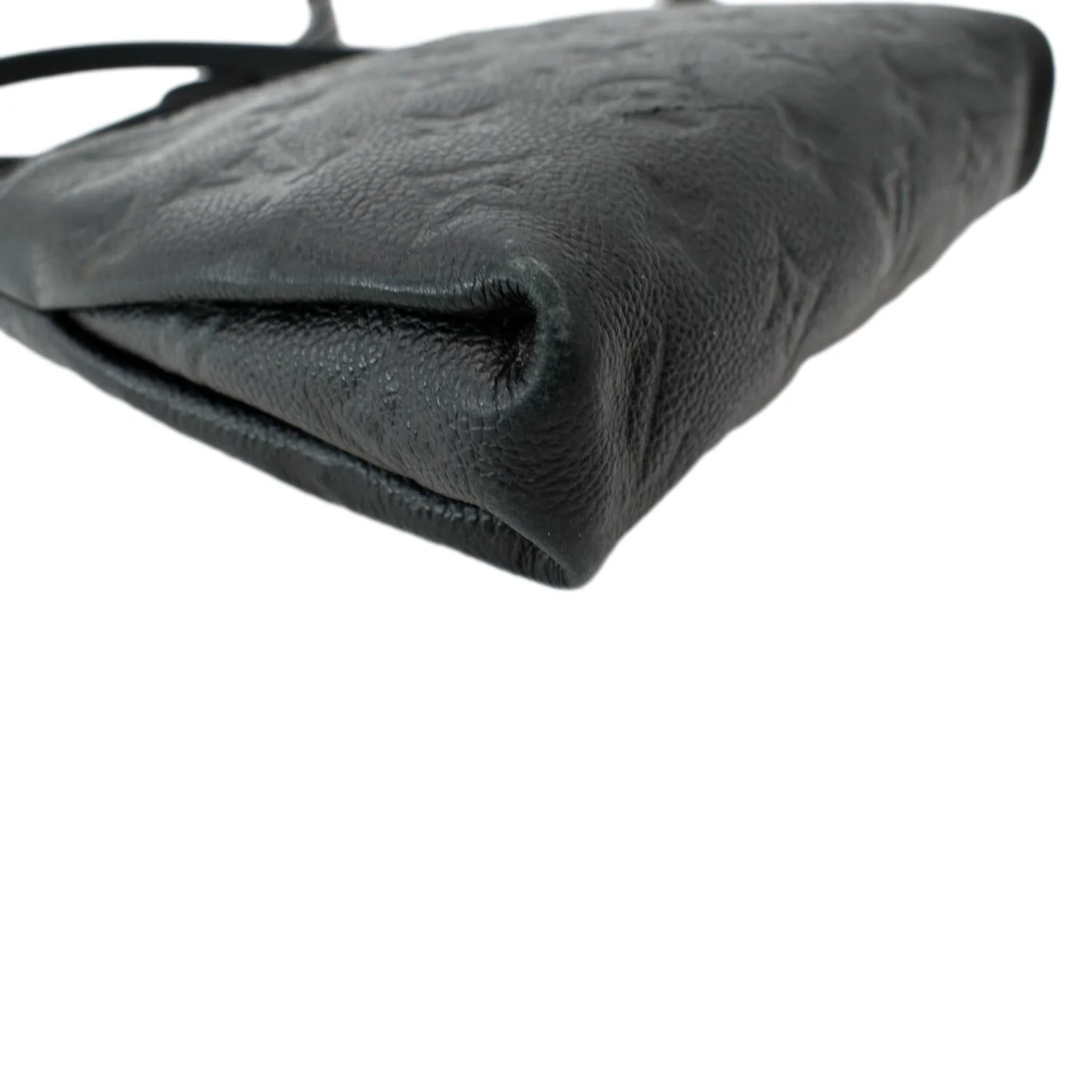 LOUIS VUITTON Pallas Monogram Empreinte Clutch Crossbody Bag Black - Image 7