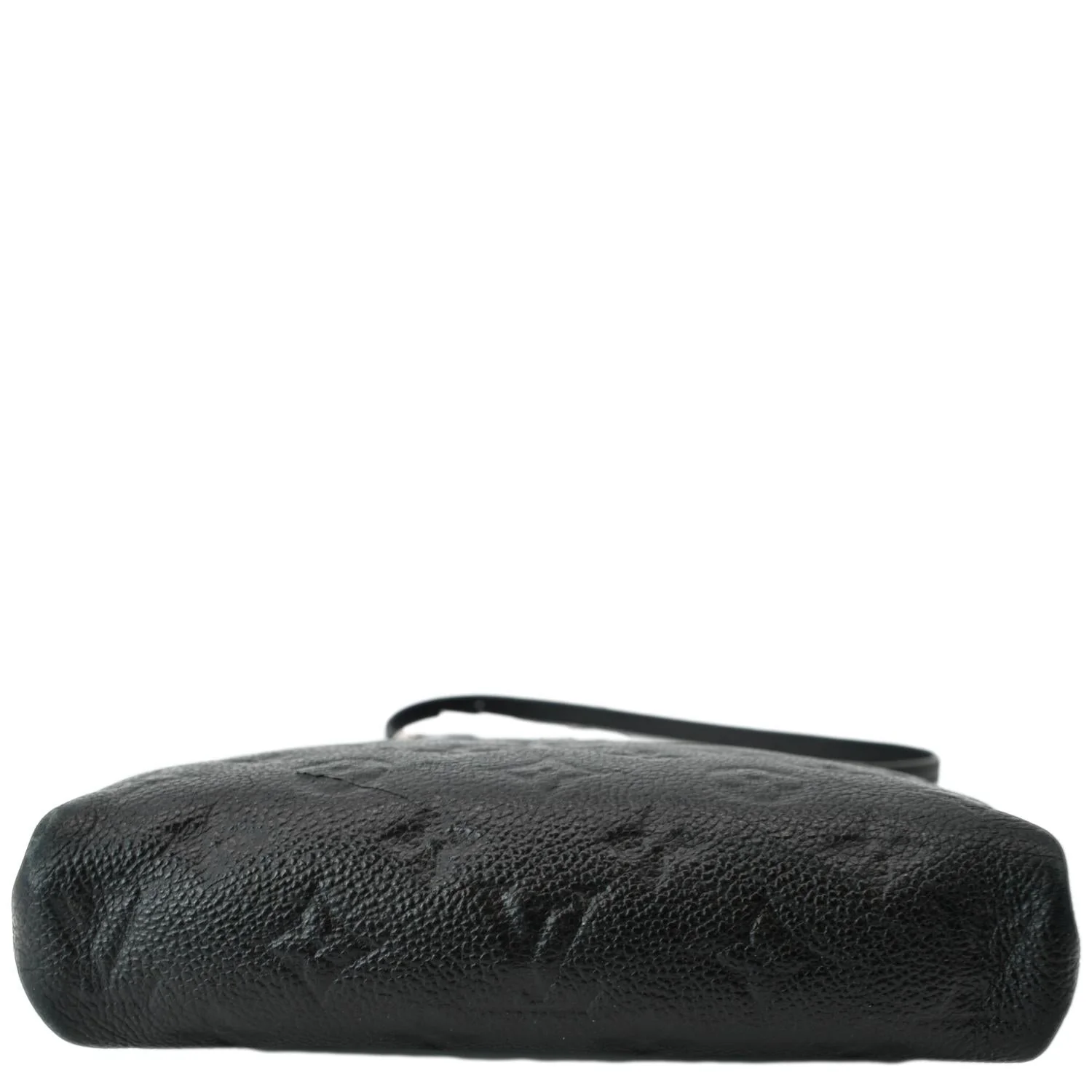 LOUIS VUITTON Pallas Monogram Empreinte Clutch Crossbody Bag Black - Image 8