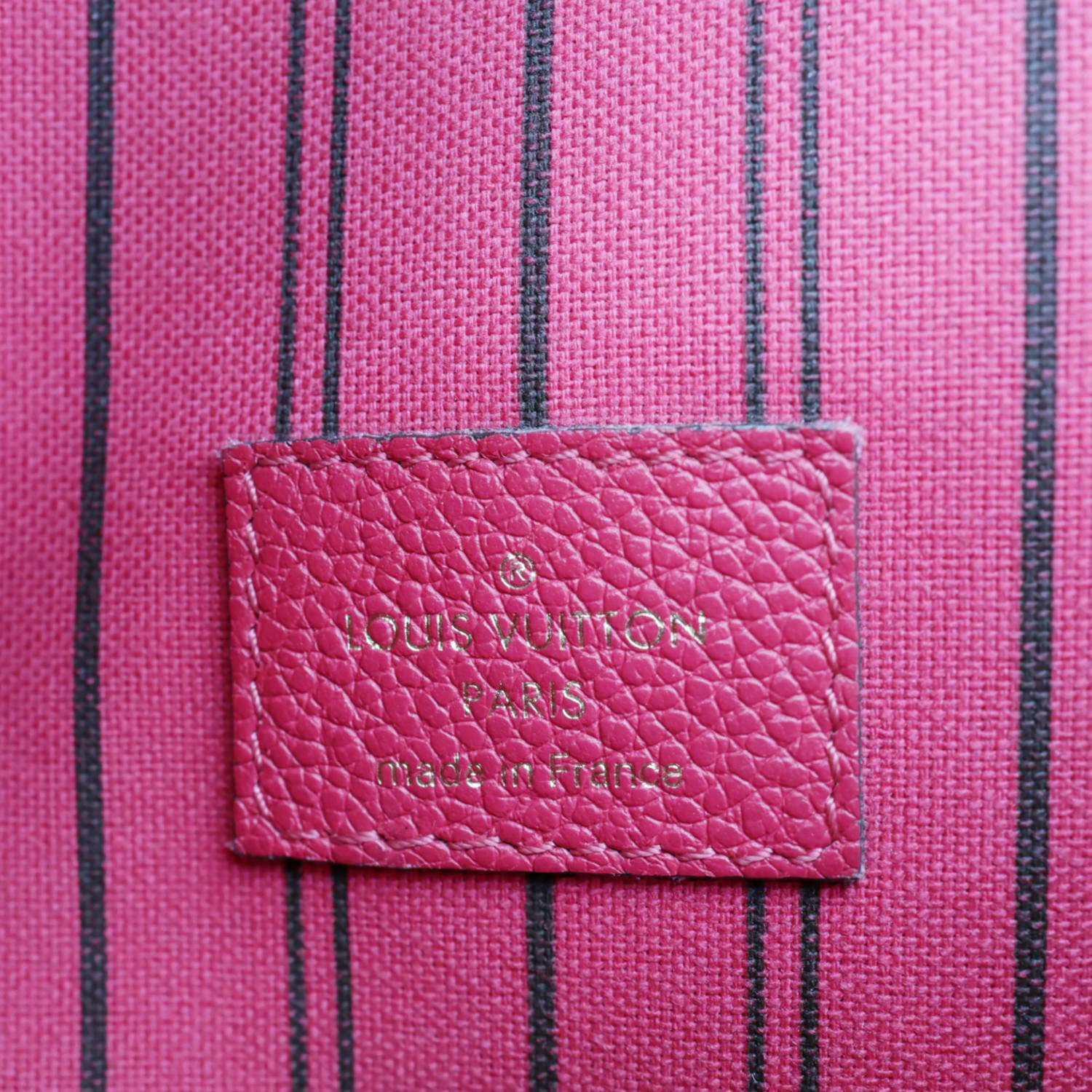 LOUIS VUITTON Metis Pochette Empreinte Leather Crossbody Bag Fuchsia - Image 13