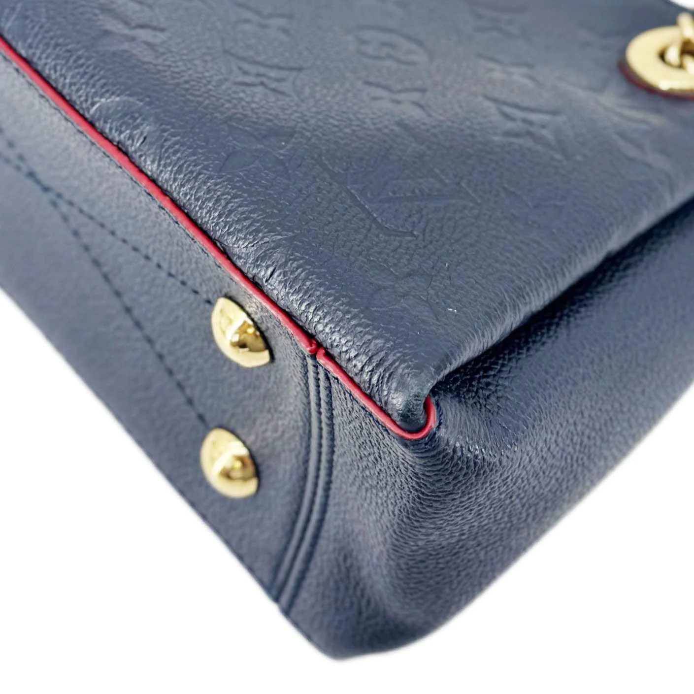 LOUIS VUITTON Surene BB Empreinte Leather Shoulder Bag Navy Blue - Image 10