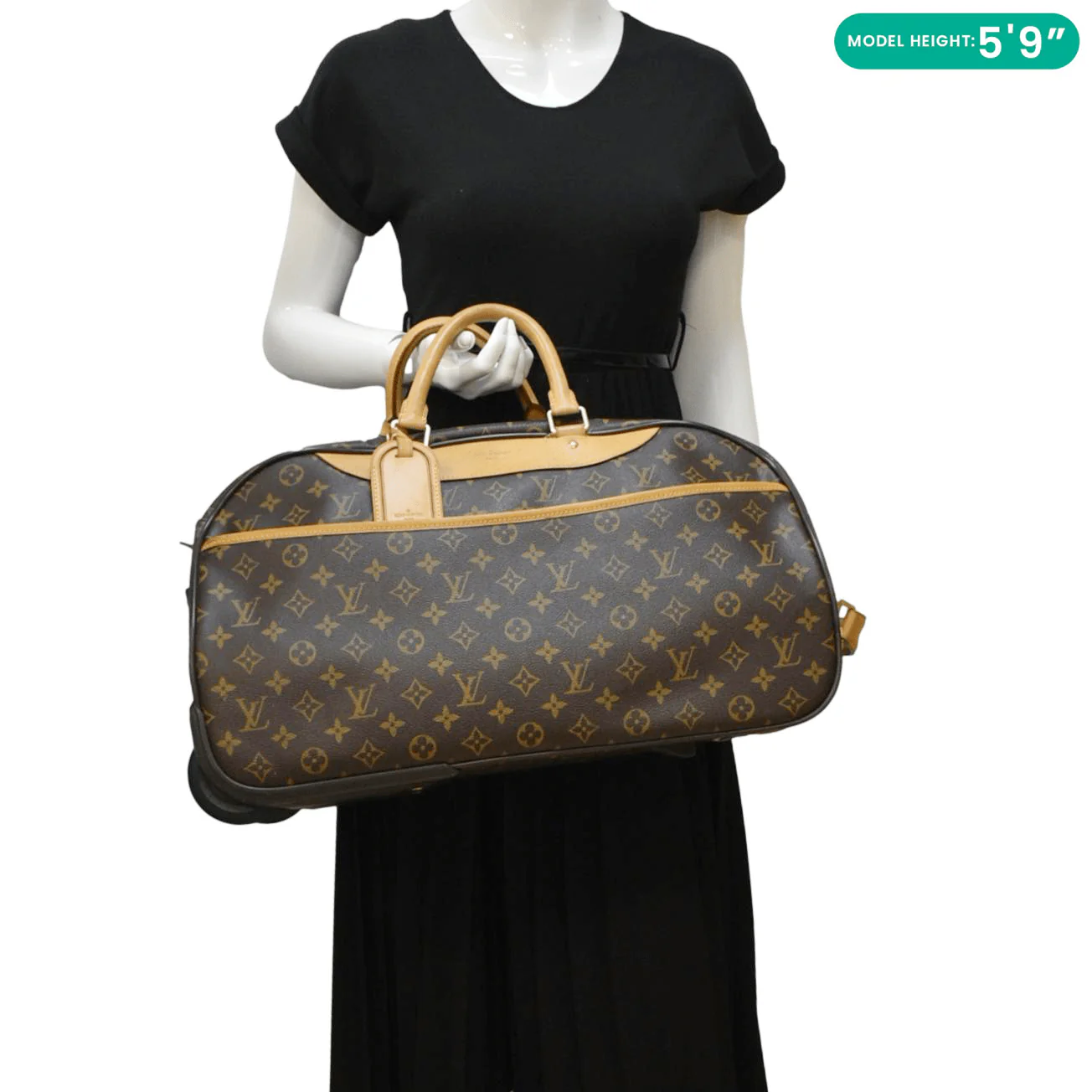 LOUIS VUITTON Eole 50 Monogram Canvas Rolling Luggage Bag Brown - Image 2