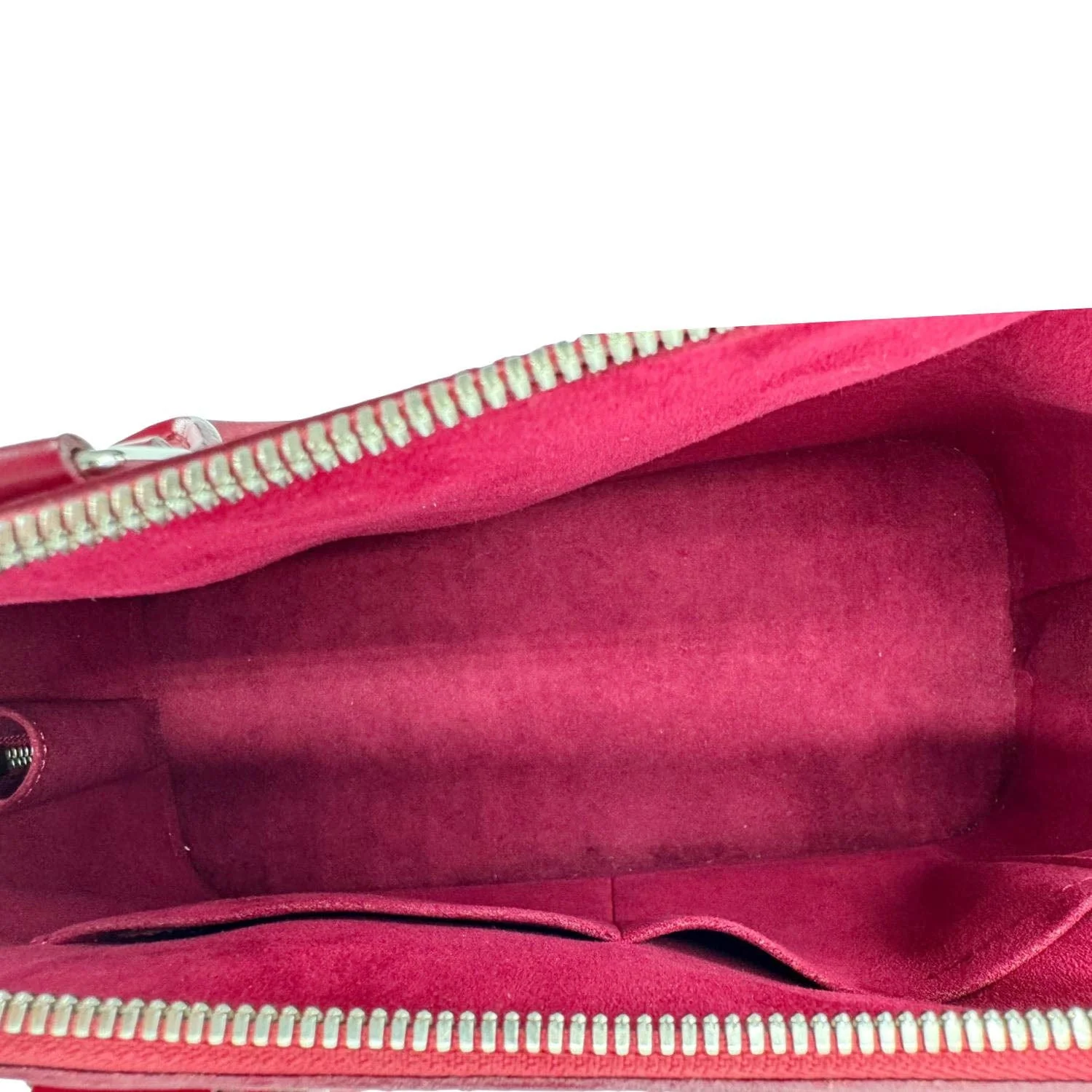 LOUIS VUITTON Alma PM Epi Leather Satchel Bag Burgundy - Image 13