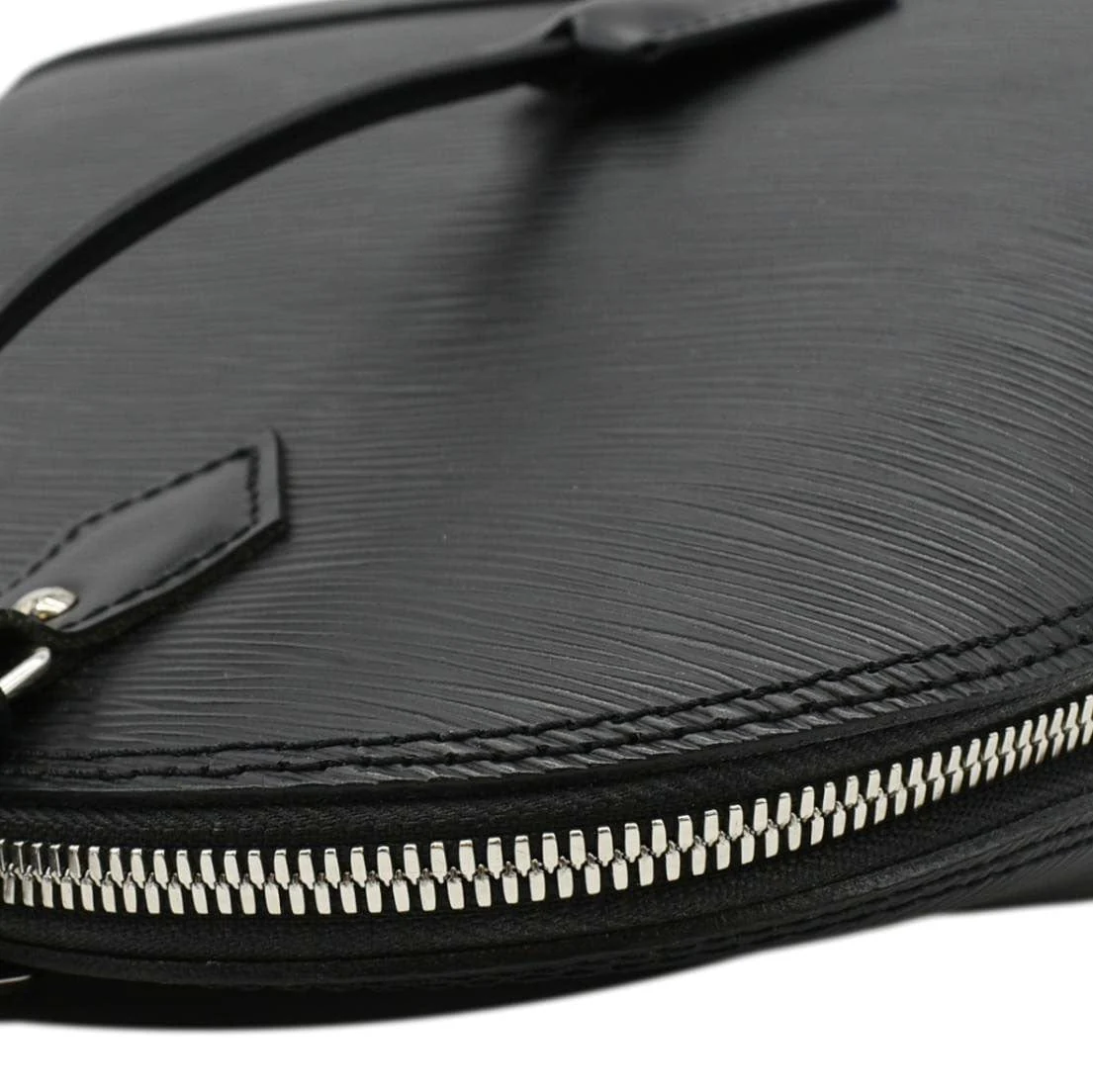 LOUIS VUITTON Alma PM Epi Leather Satchel Bag Black - Image 6