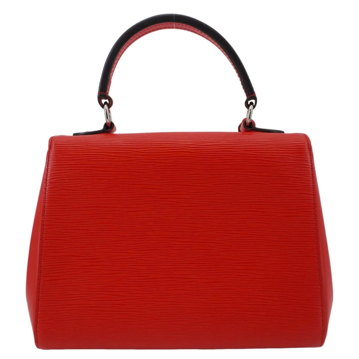 LOUIS VUITTON Cluny BB Epi Leather Top Handle Crossbody Bag Red - Image 5