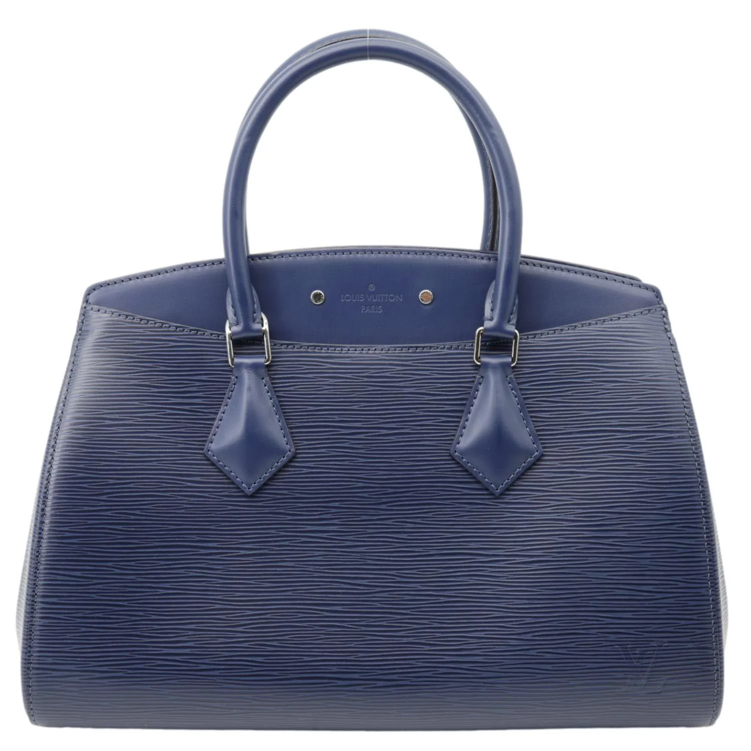 LOUIS VUITTON Soufflot NM MM Epi Leather Crossbody Bag Navy Blue - Image 3