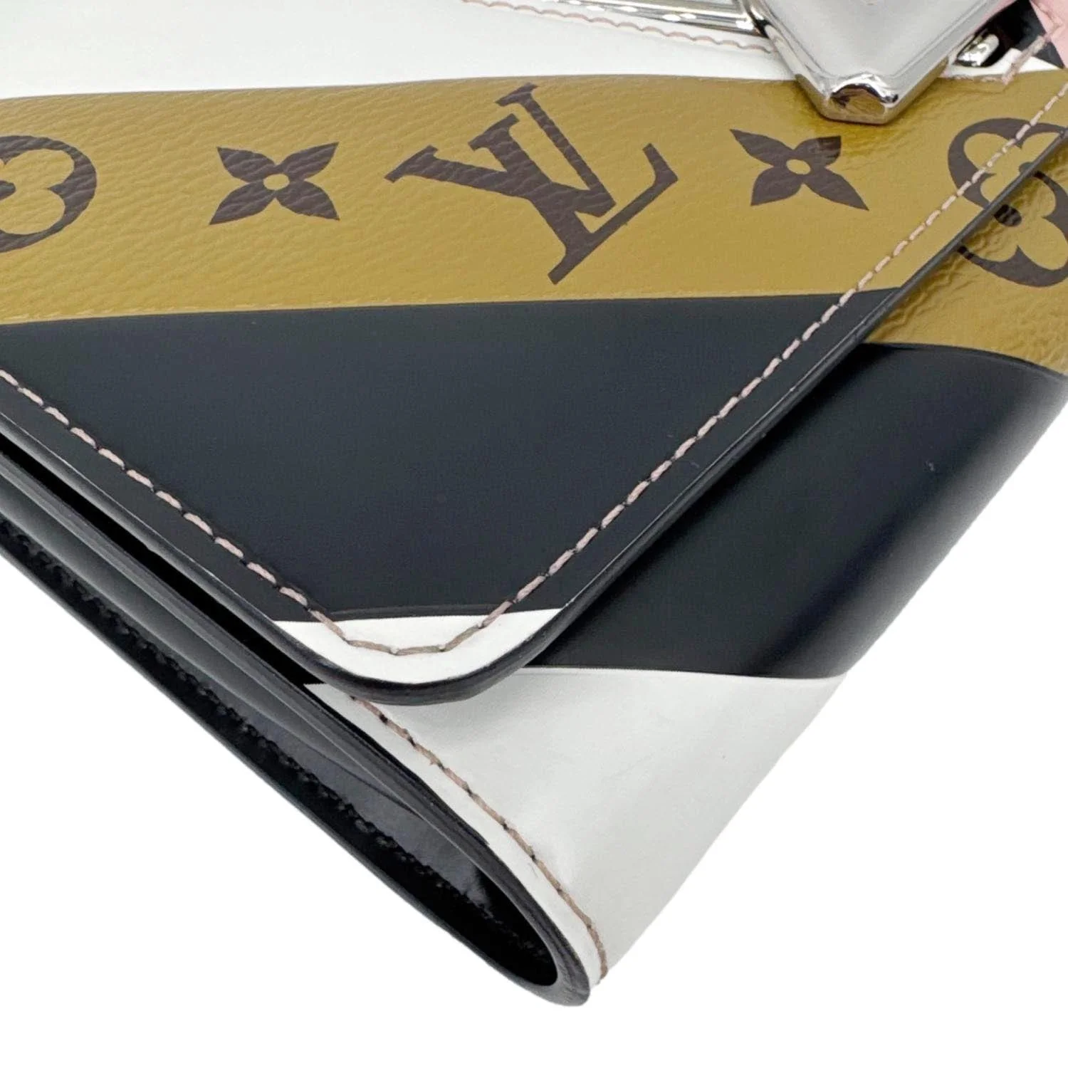 LOUIS VUITTON Twist Epi Reverse Monogram Chain Wallet Rose Ballerine - Image 7