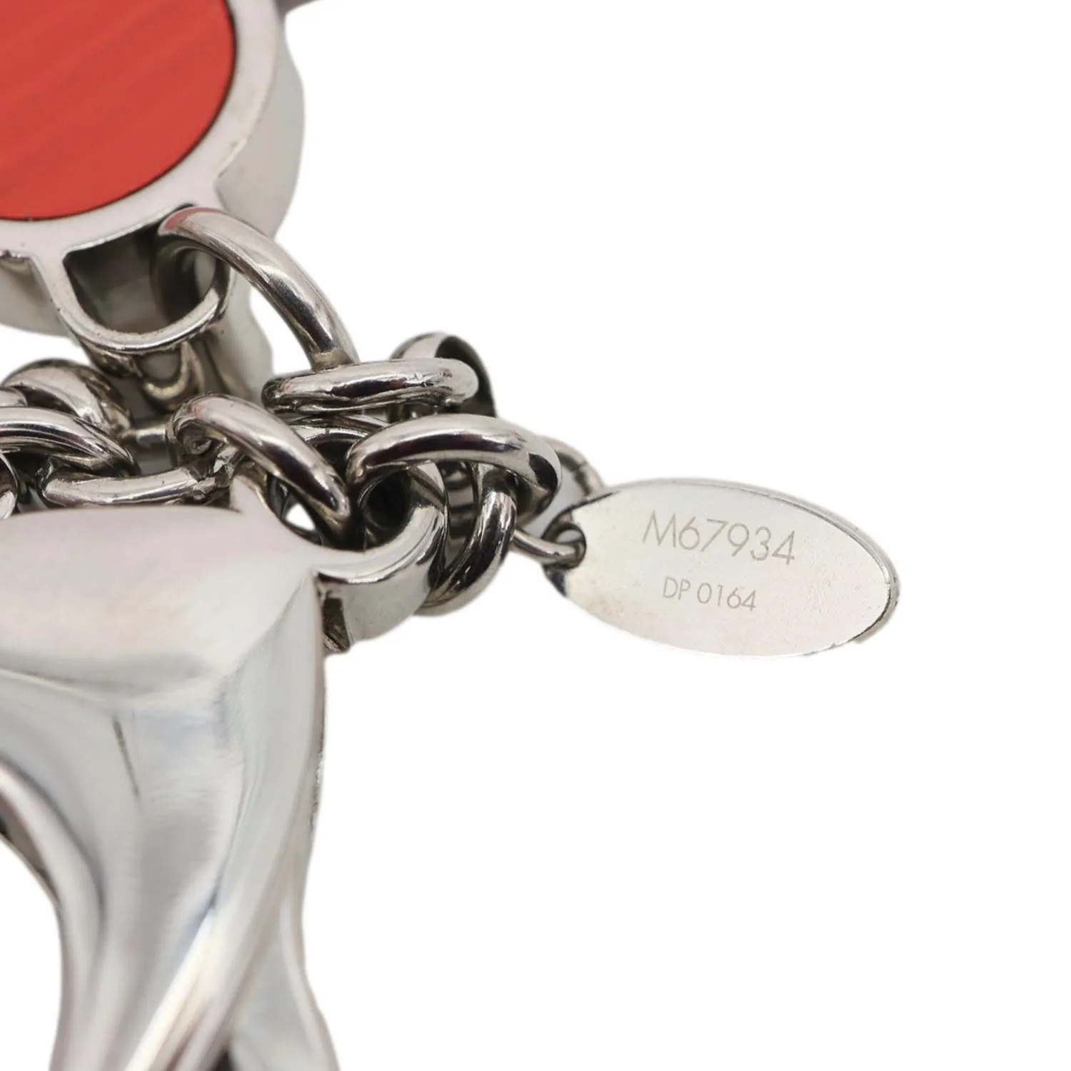 LOUIS VUITTON Rimi Metal Epi Leather Key Holder Bag Charm Red - Image 6