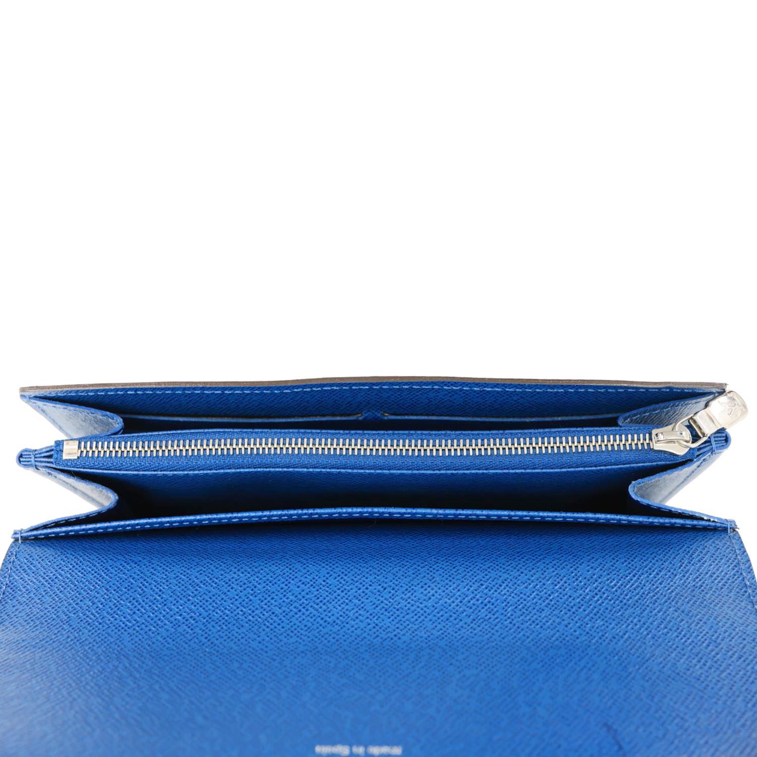 LOUIS VUITTON Sarah Epi Leather Wallet Blue - Image 10