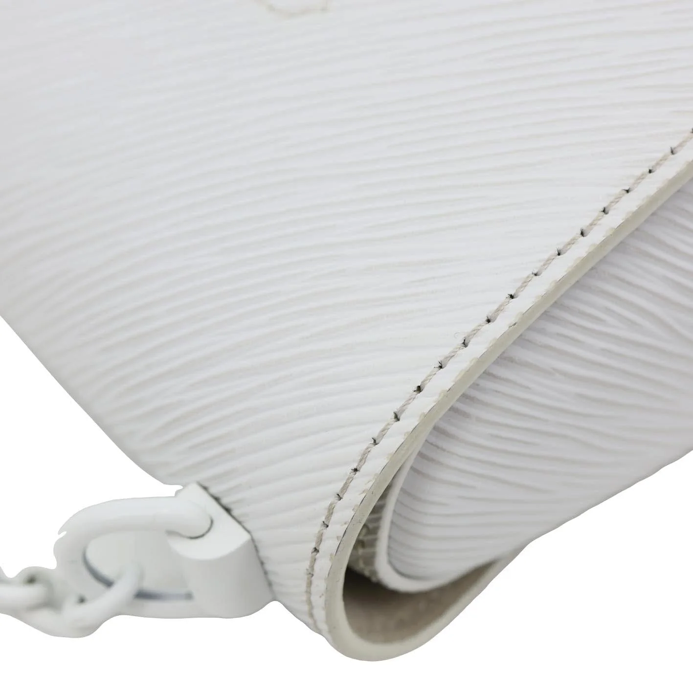 LOUIS VUITTON Twist PM Epi Leather Chain Shoulder Bag White - Image 7