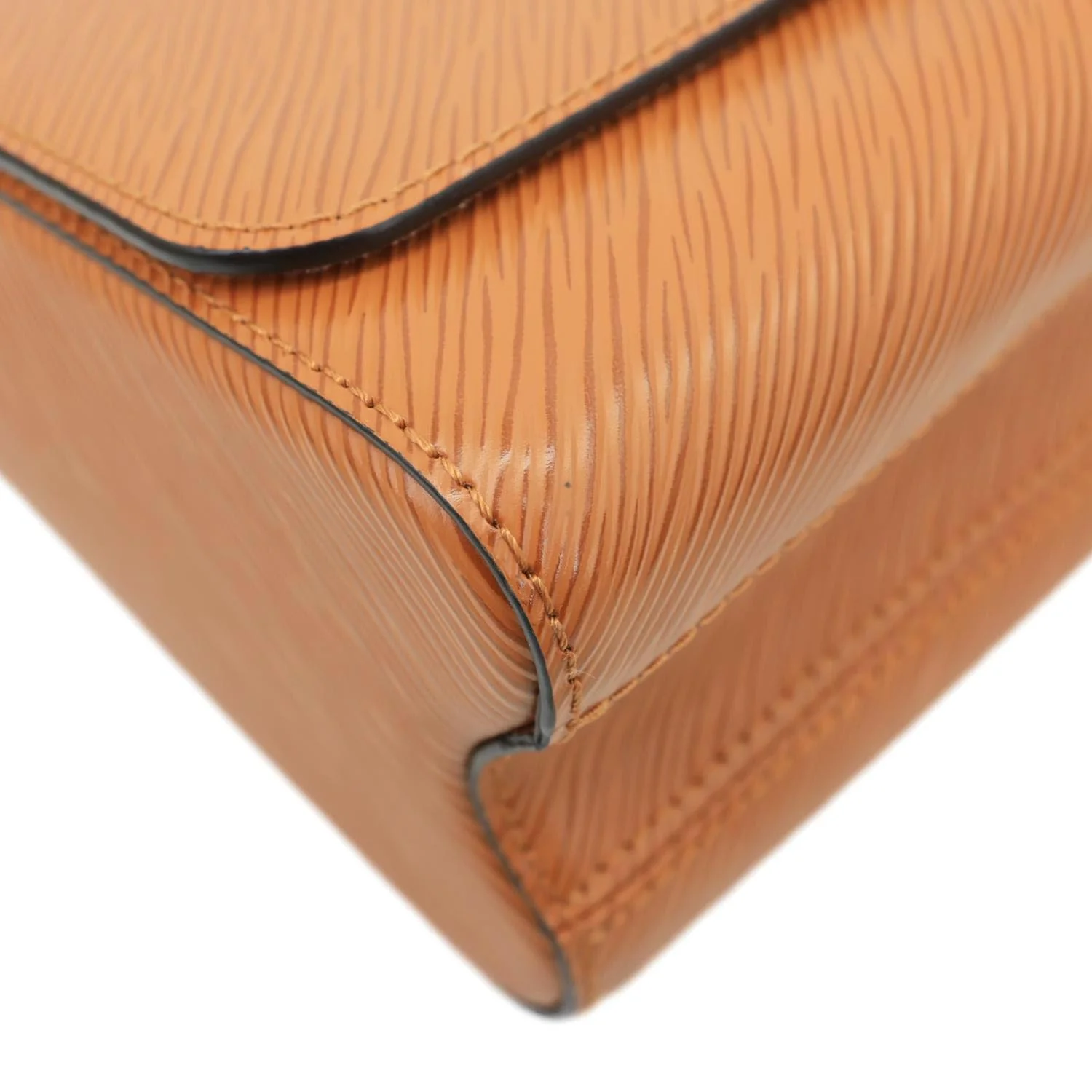 LOUIS VUITTON Twist MM Epi Shoulder Bag Orange - Image 8