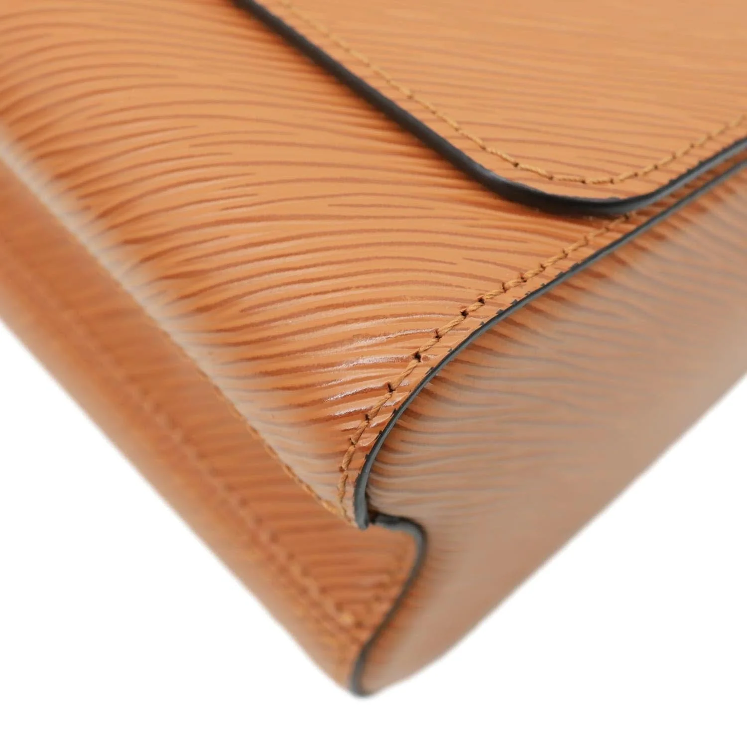 LOUIS VUITTON Twist MM Epi Shoulder Bag Orange - Image 9