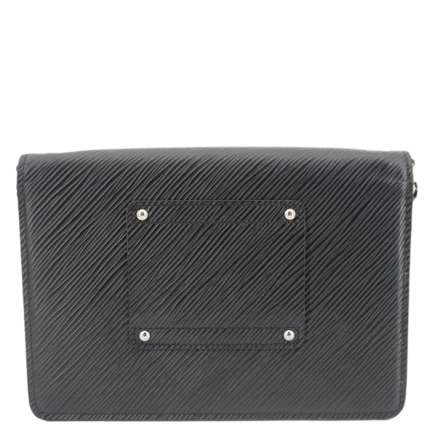 LOUIS VUITTON Twist Epi Leather Chain Wallet Shoulder Bag Black - Image 4