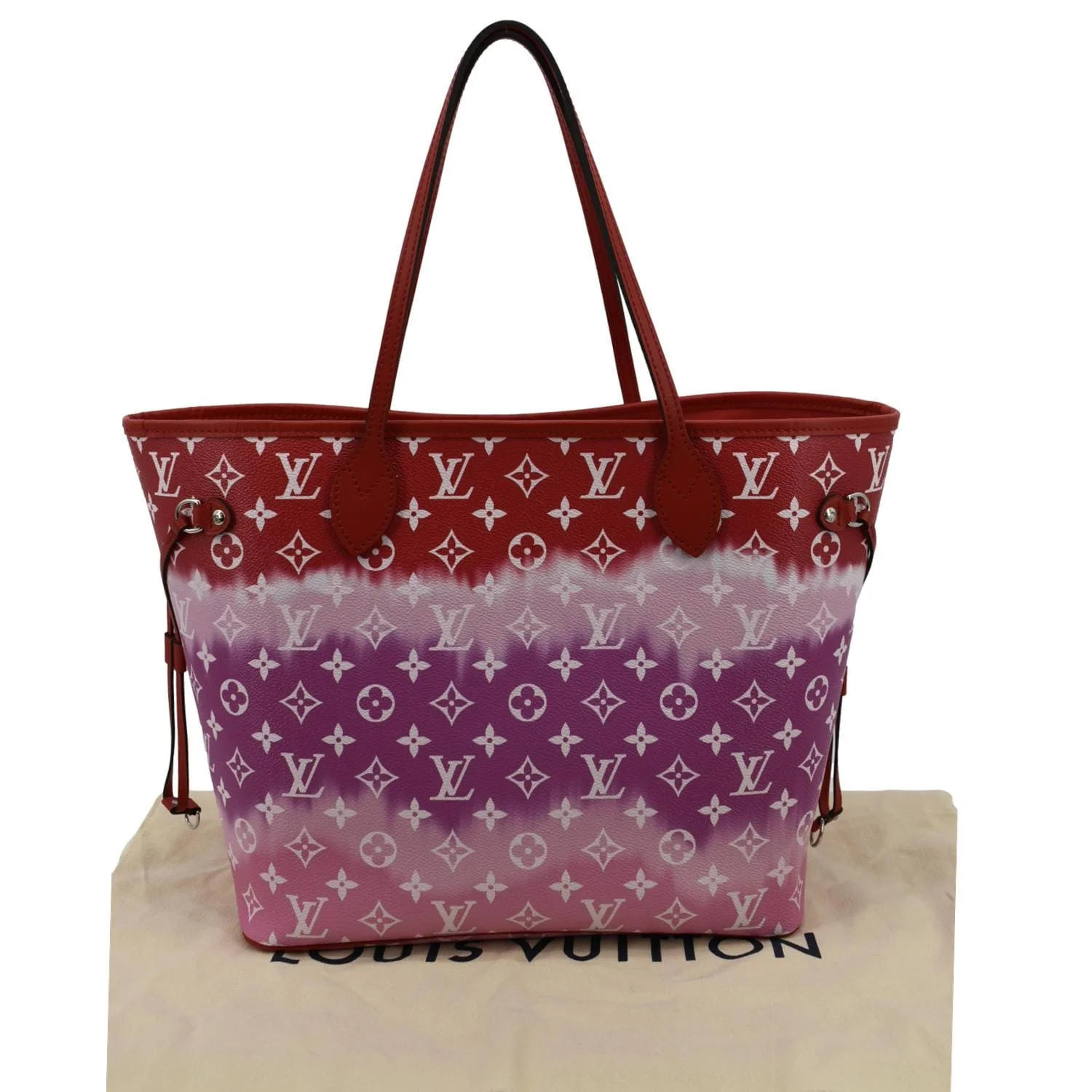LOUIS VUITTON Neverfull LV Escale MM Monogram Canvas Shoulder Bag Mulitcolor - Image 3