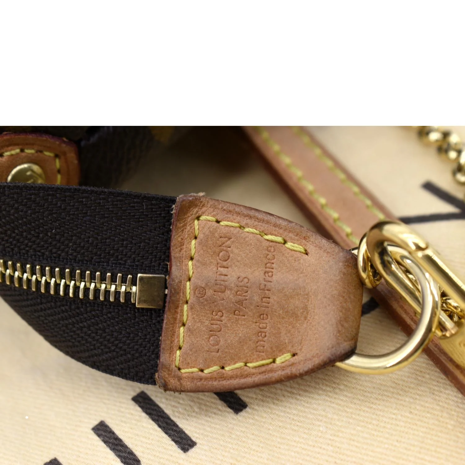 LOUIS VUITTON Pochette Eva Monogram Canvas Crossbody Bag Brown - Image 11