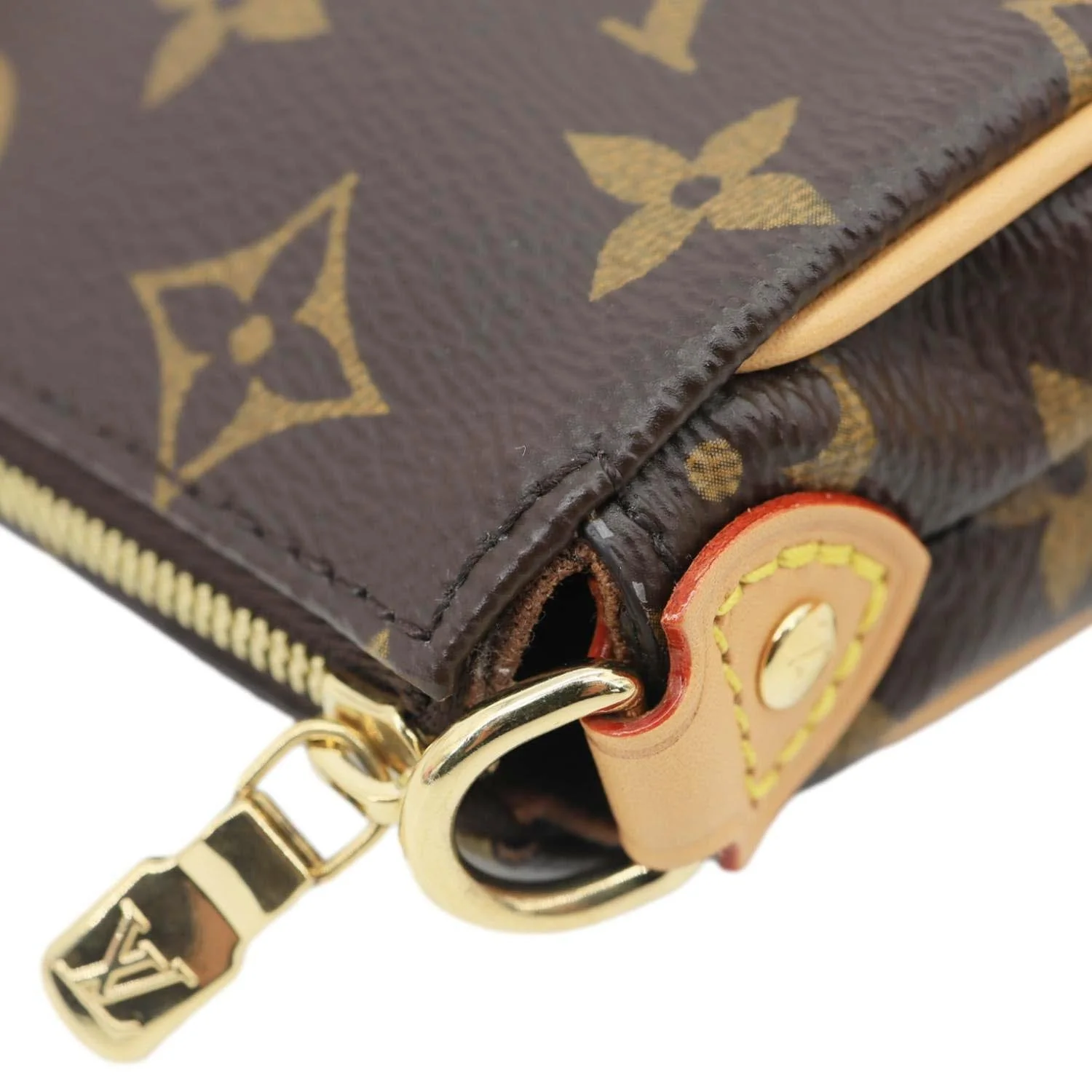 LOUIS VUITTON Pochette Eva Monogram Canvas Crossbody Bag Brown - Image 8