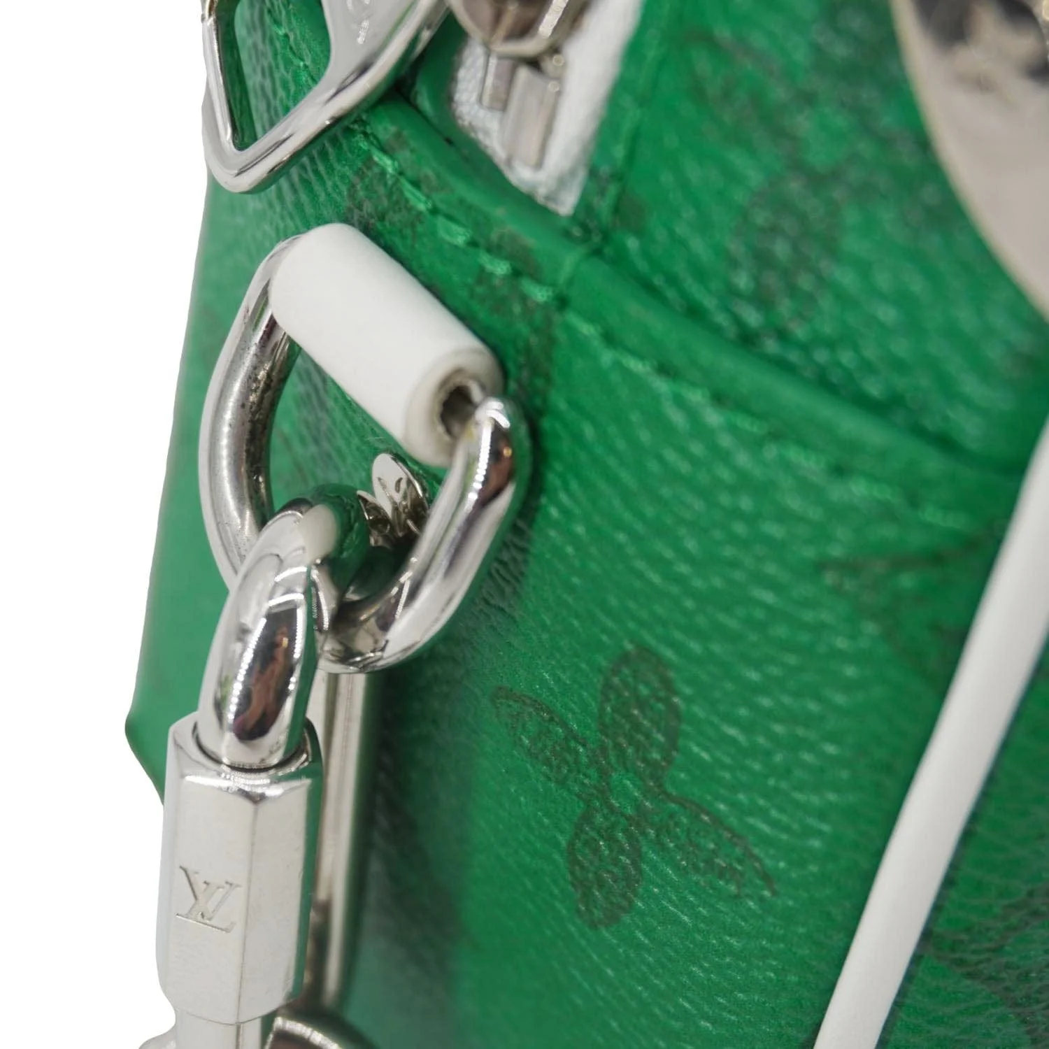 LOUIS VUITTON Soft Trunk Mini Monogram Everyday Crossbody Bag Green - Image 10