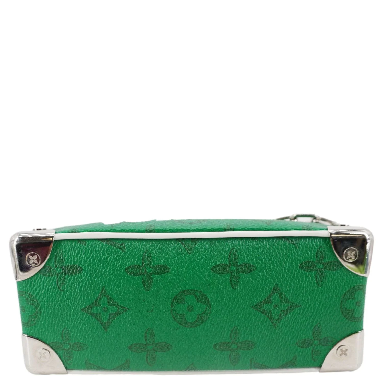 LOUIS VUITTON Soft Trunk Mini Monogram Everyday Crossbody Bag Green - Image 12