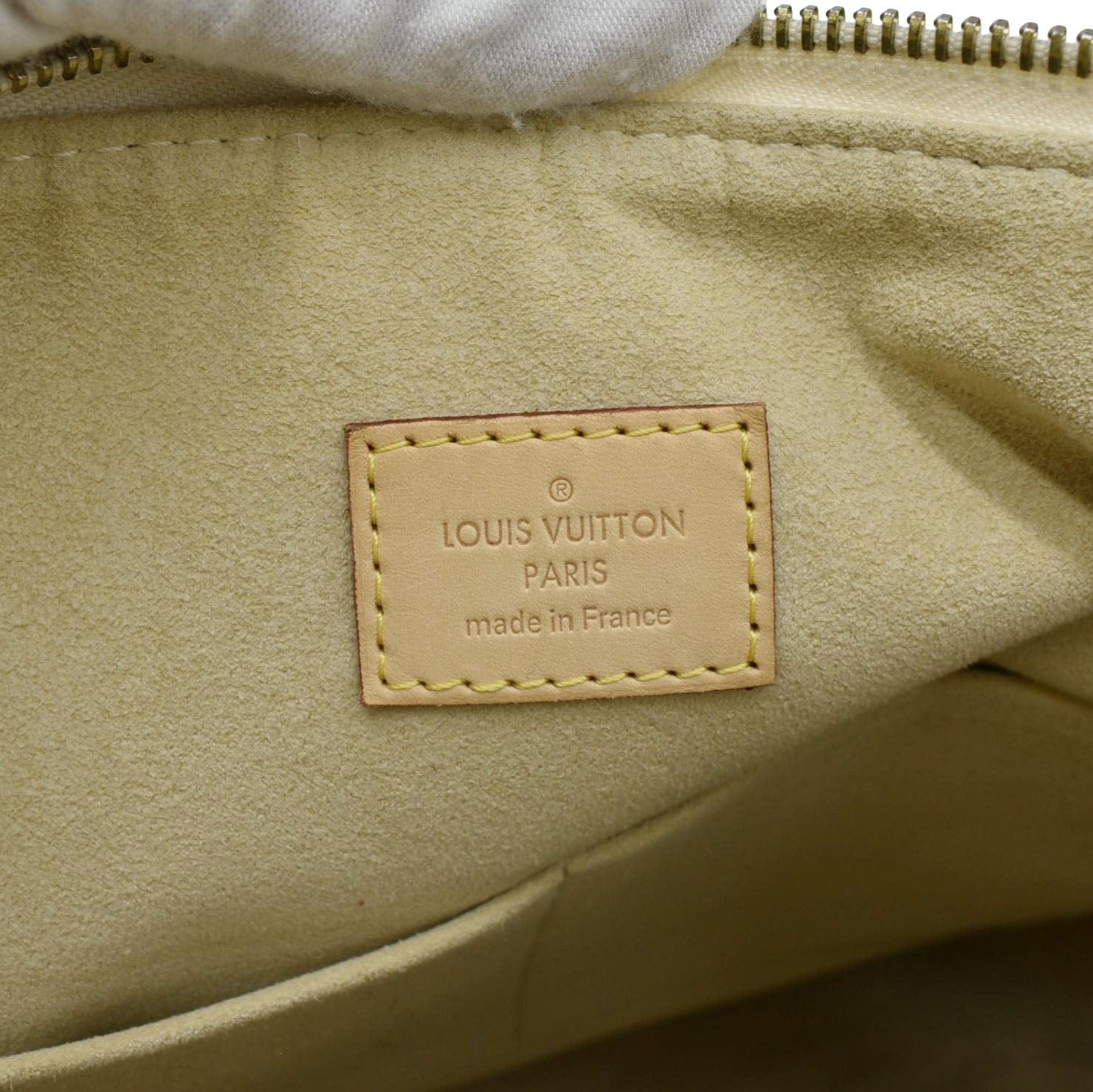 LOUIS VUITTON Evora MM Damier Azur Tote Shoulder Bag White - Image 11