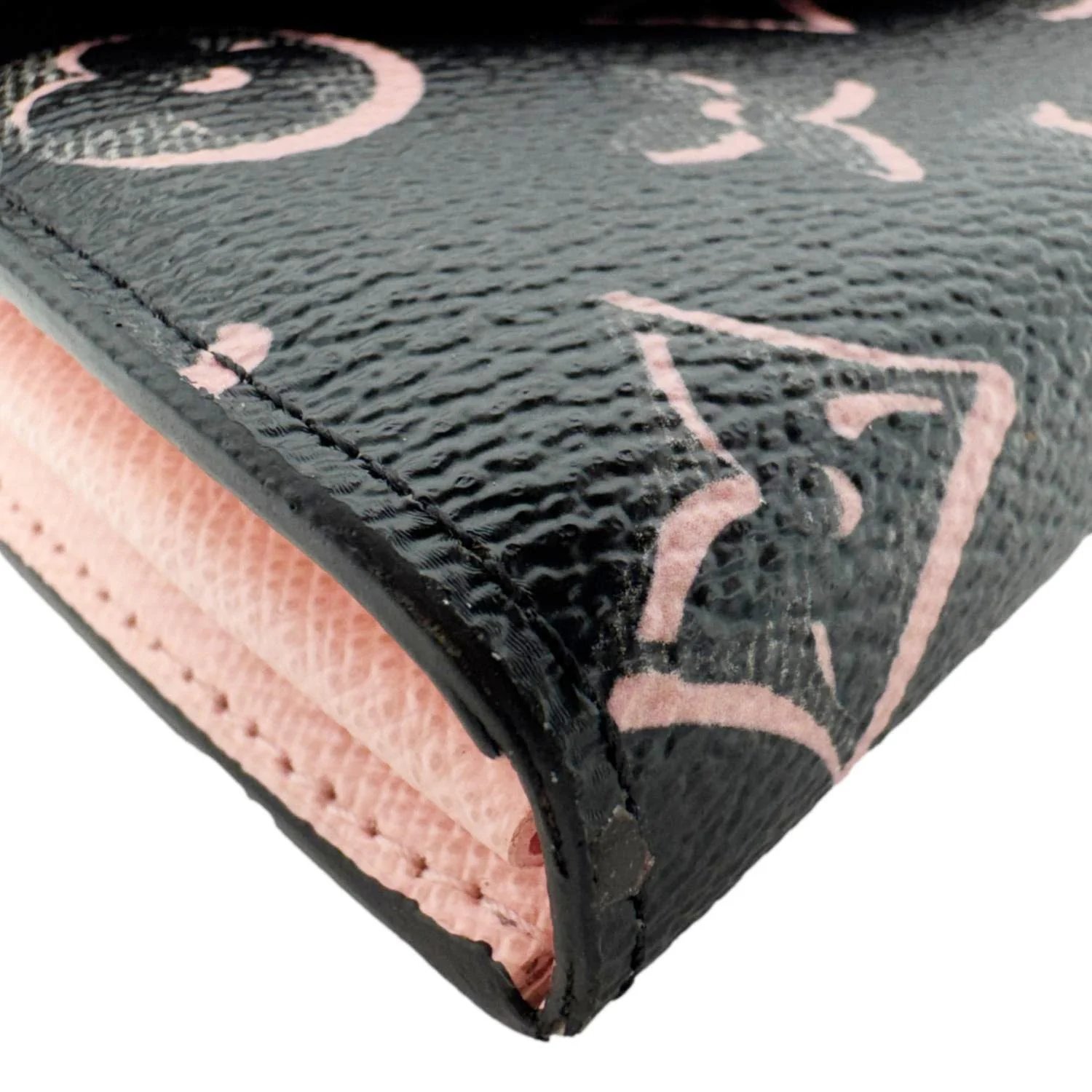 LOUIS VUITTON Sarah Fall For You Monogram Coated Canvas Wallet Black - Image 5