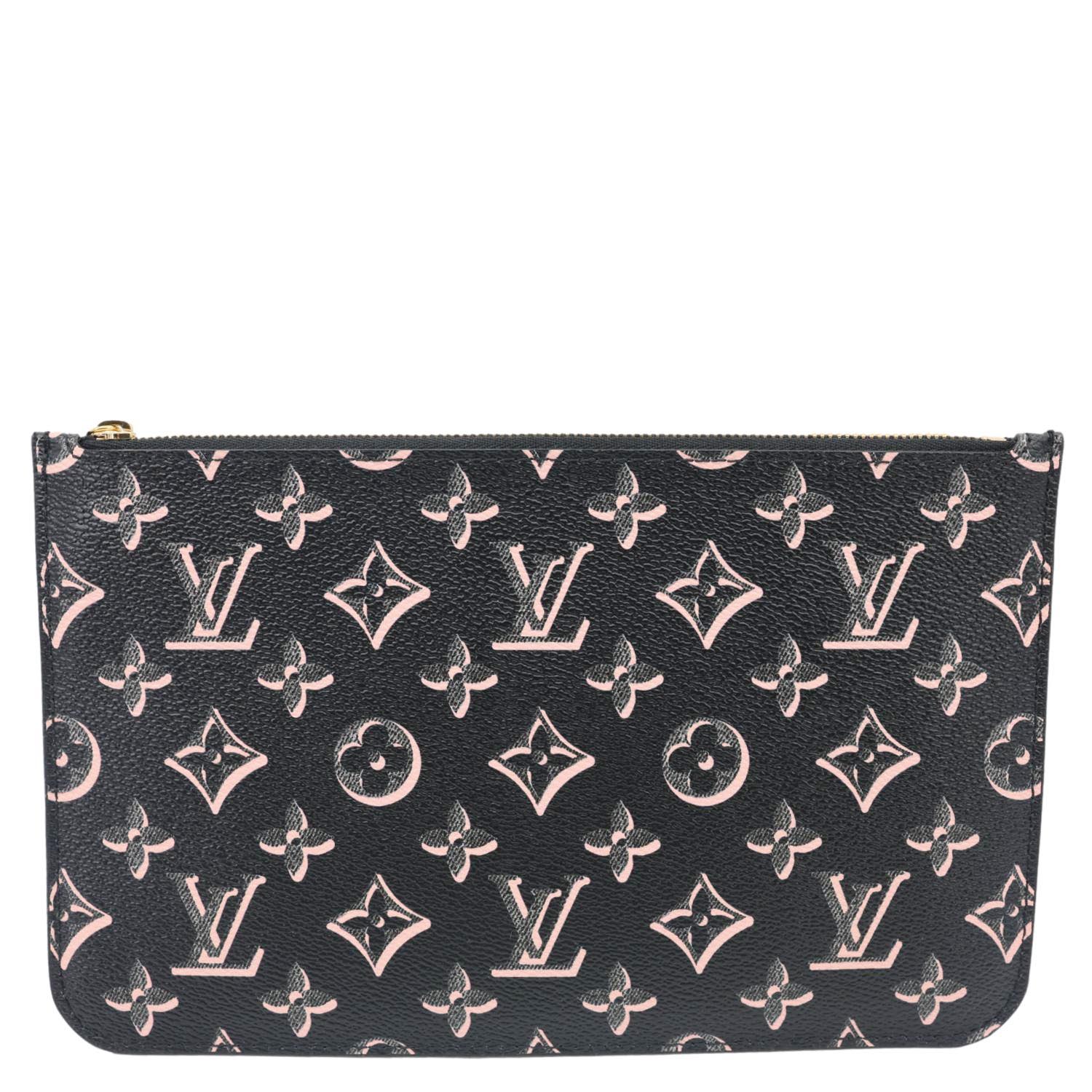 LOUIS VUITTON Fall For You Monogram Coated Canvas Wristlet Black - Image 3
