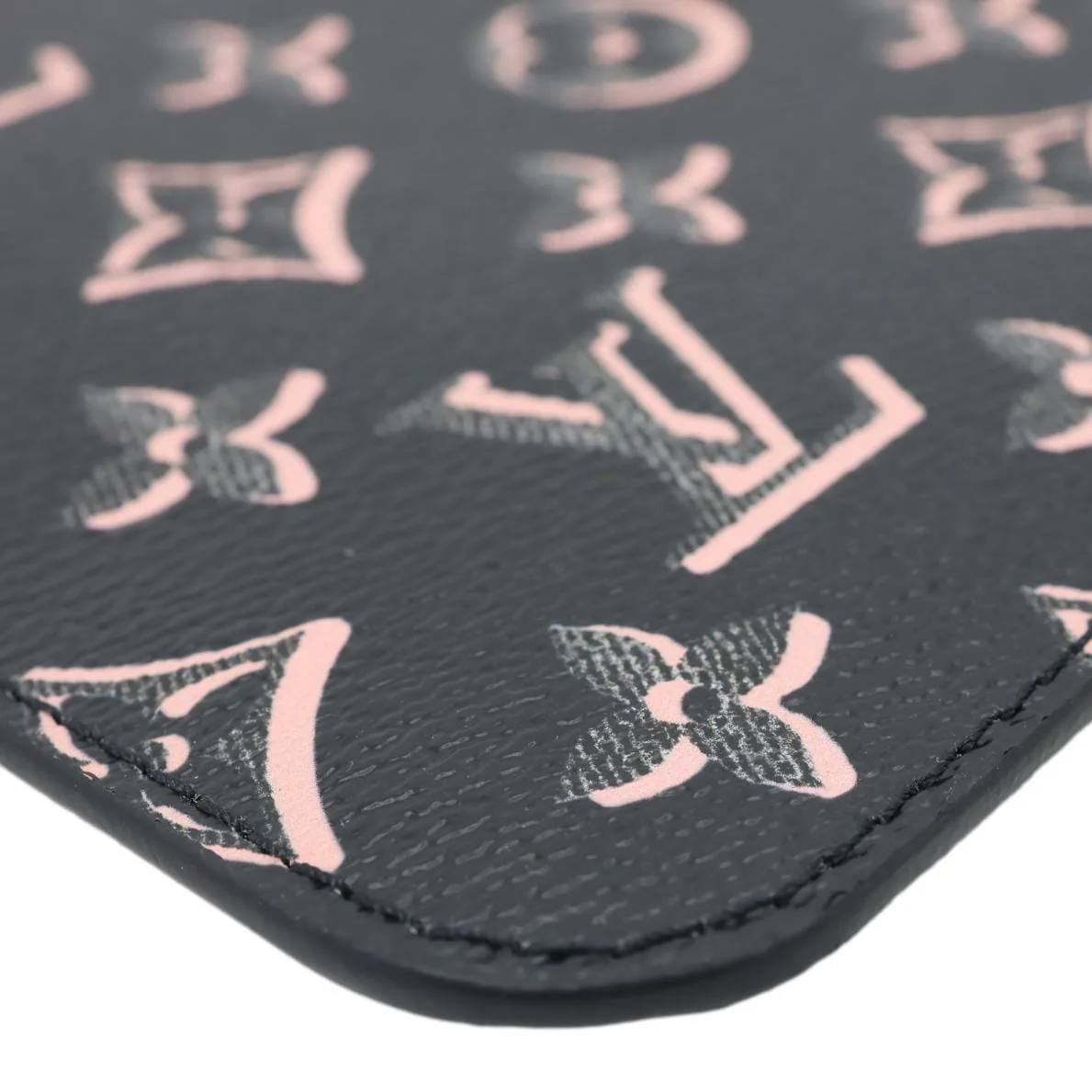 LOUIS VUITTON Fall For You Monogram Coated Canvas Wristlet Black - Image 8