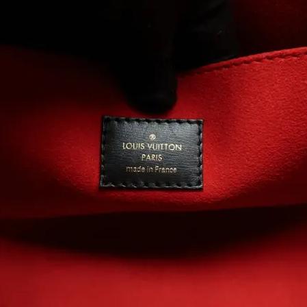 LOUIS VUITTON Fall In Love Onthego MM Monogram Canvas Tote Shoulder Bag Black - Image 11
