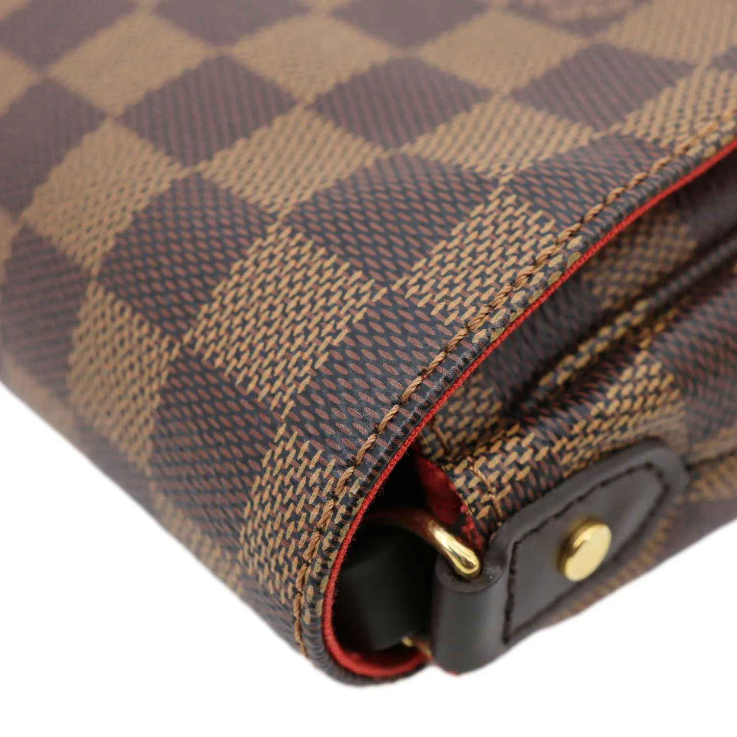 LOUIS VUITTON Favorite MM Damier Ebene Chain Shoulder Bag Brown - Image 7