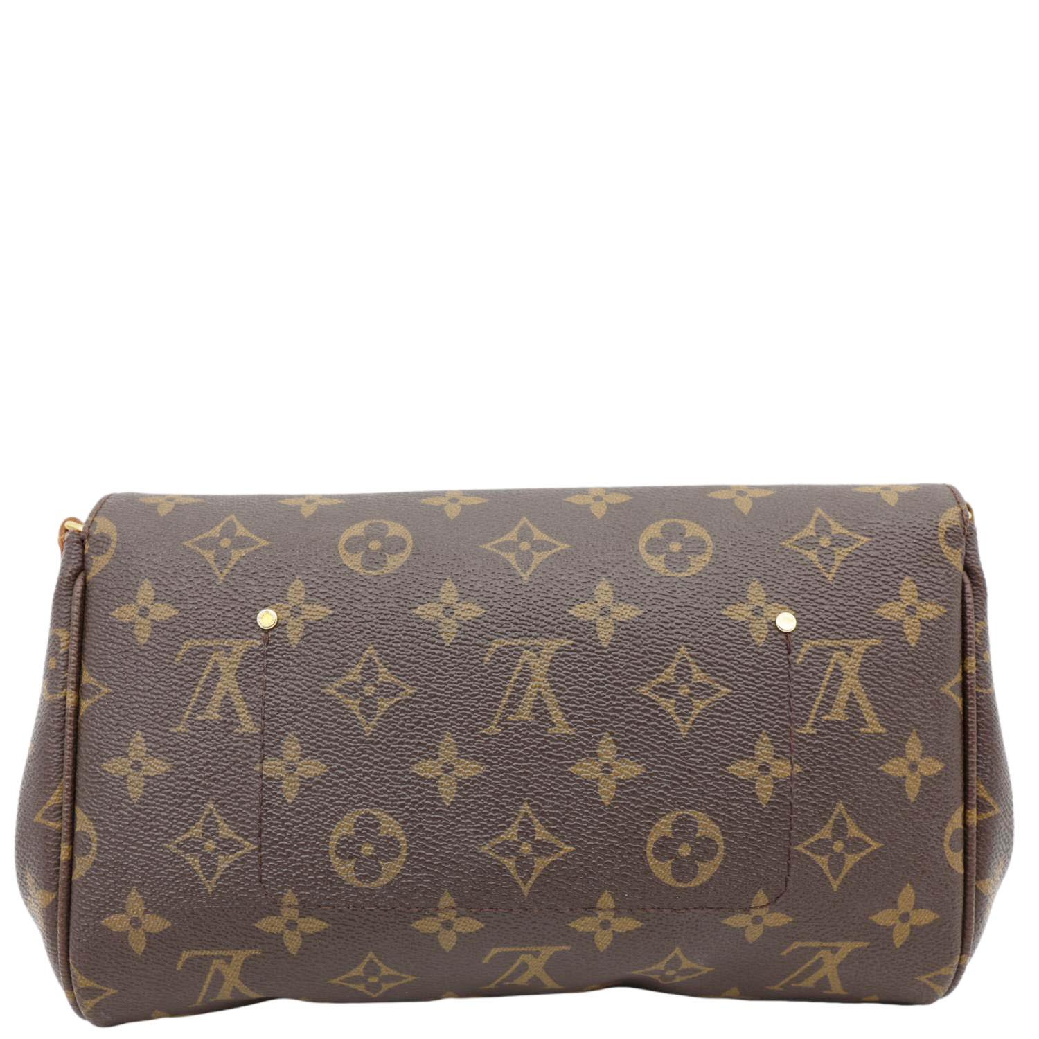 LOUIS VUITTON Favorite MM Monogram Canvas Shoulder Bag Brown - Image 4