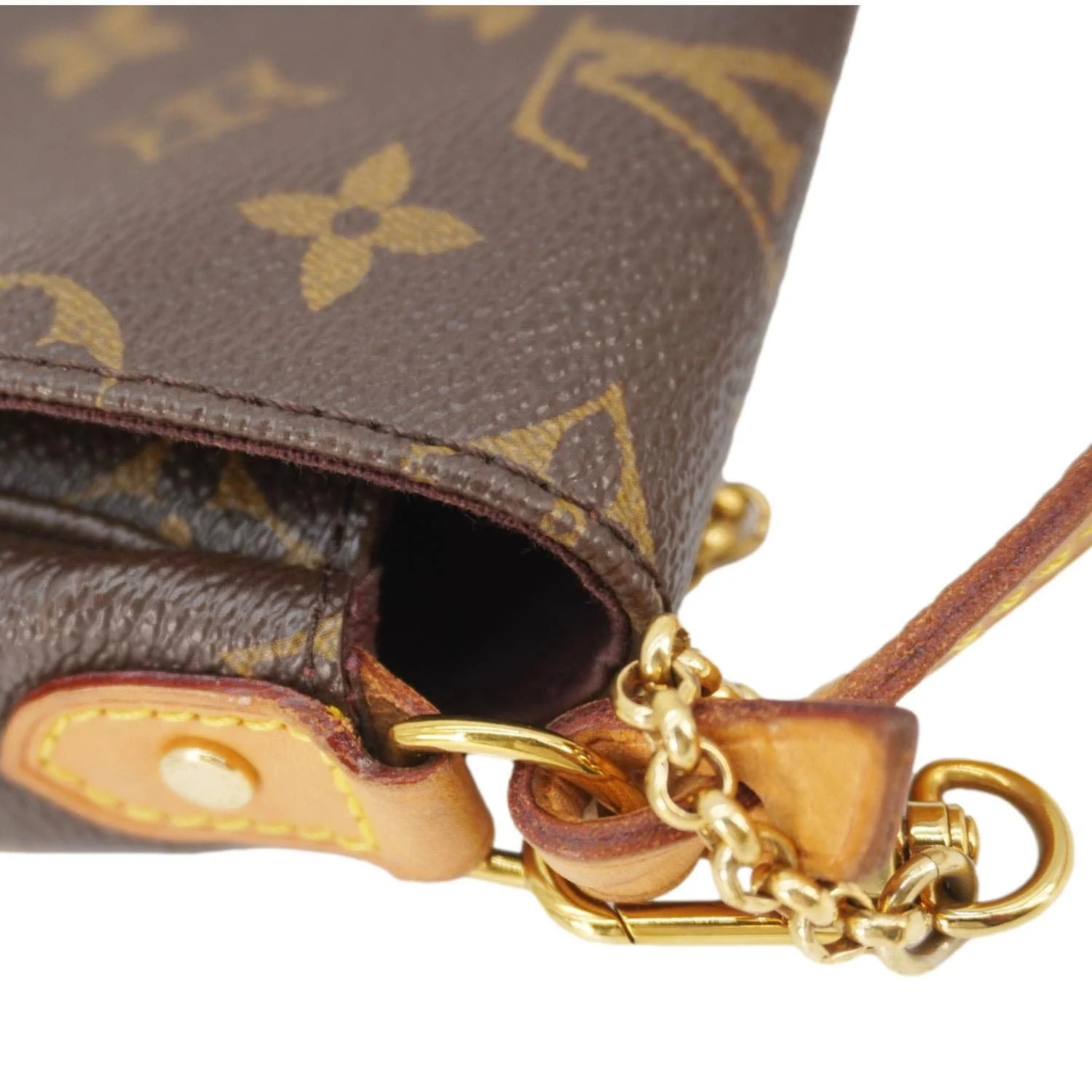 LOUIS VUITTON Favorite MM Monogram Canvas Shoulder Bag Brown - Image 5