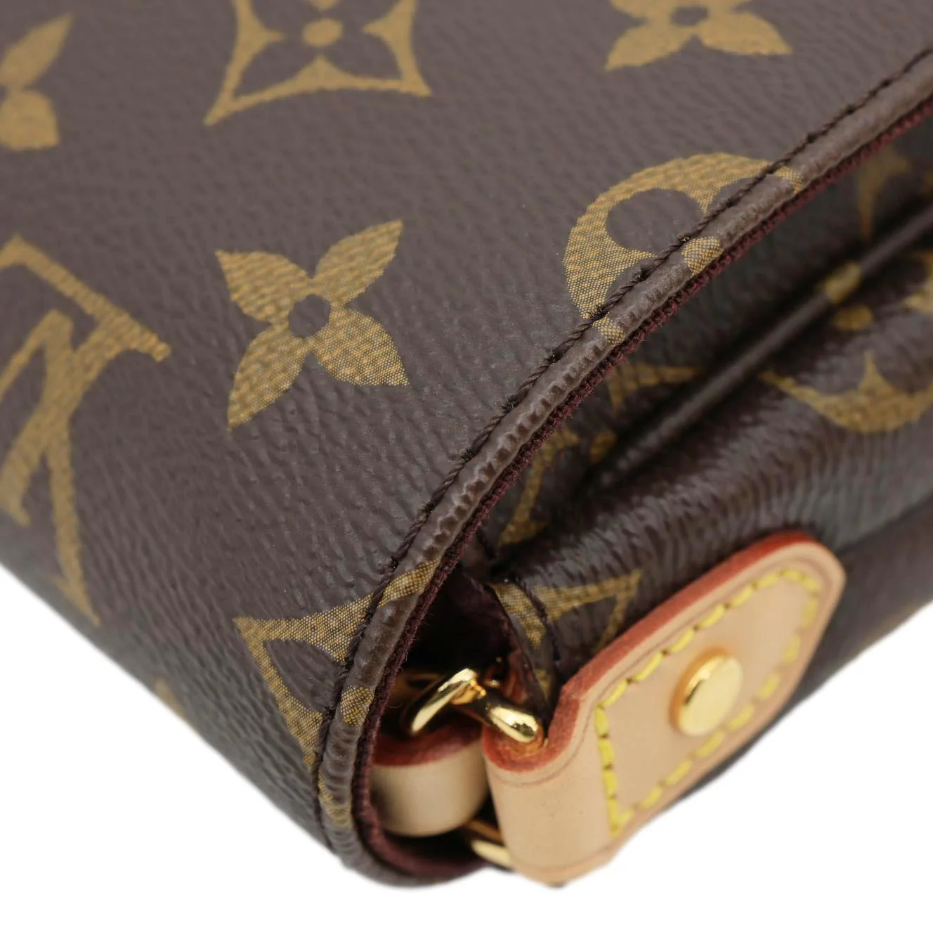 LOUIS VUITTON Favorite MM Monogram Canvas Shoulder Bag Brown - Image 7