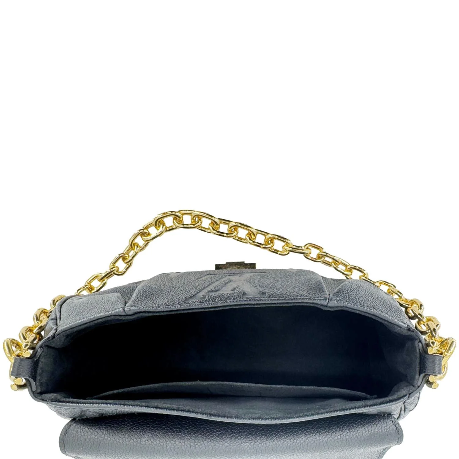 LOUIS VUITTON Favorite Monogram Empreinte Leather Shoulder Bag Black - Image 11