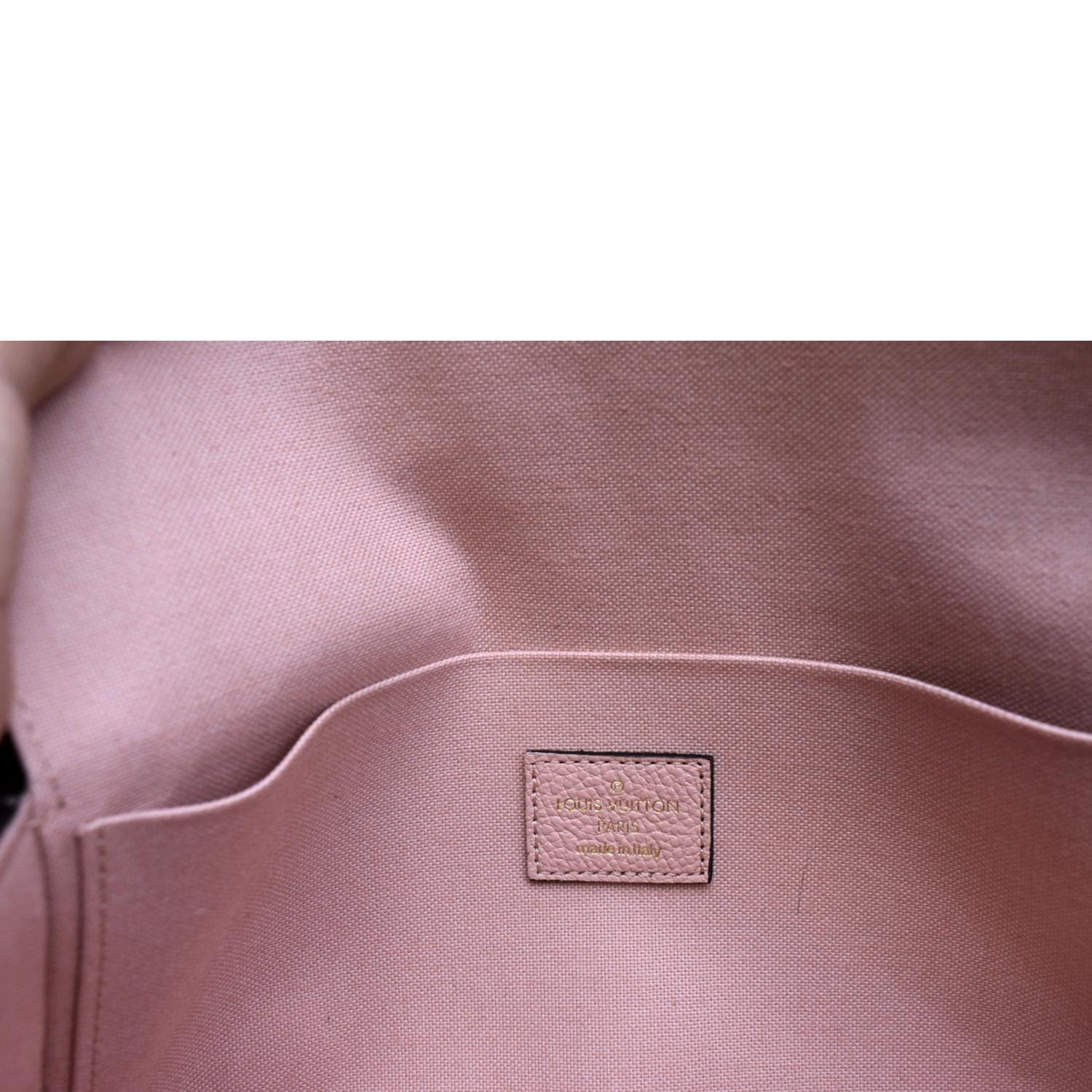 LOUIS VUITTON Pochette Felicie Monogram Leather Chain Wallet Pink - Image 12