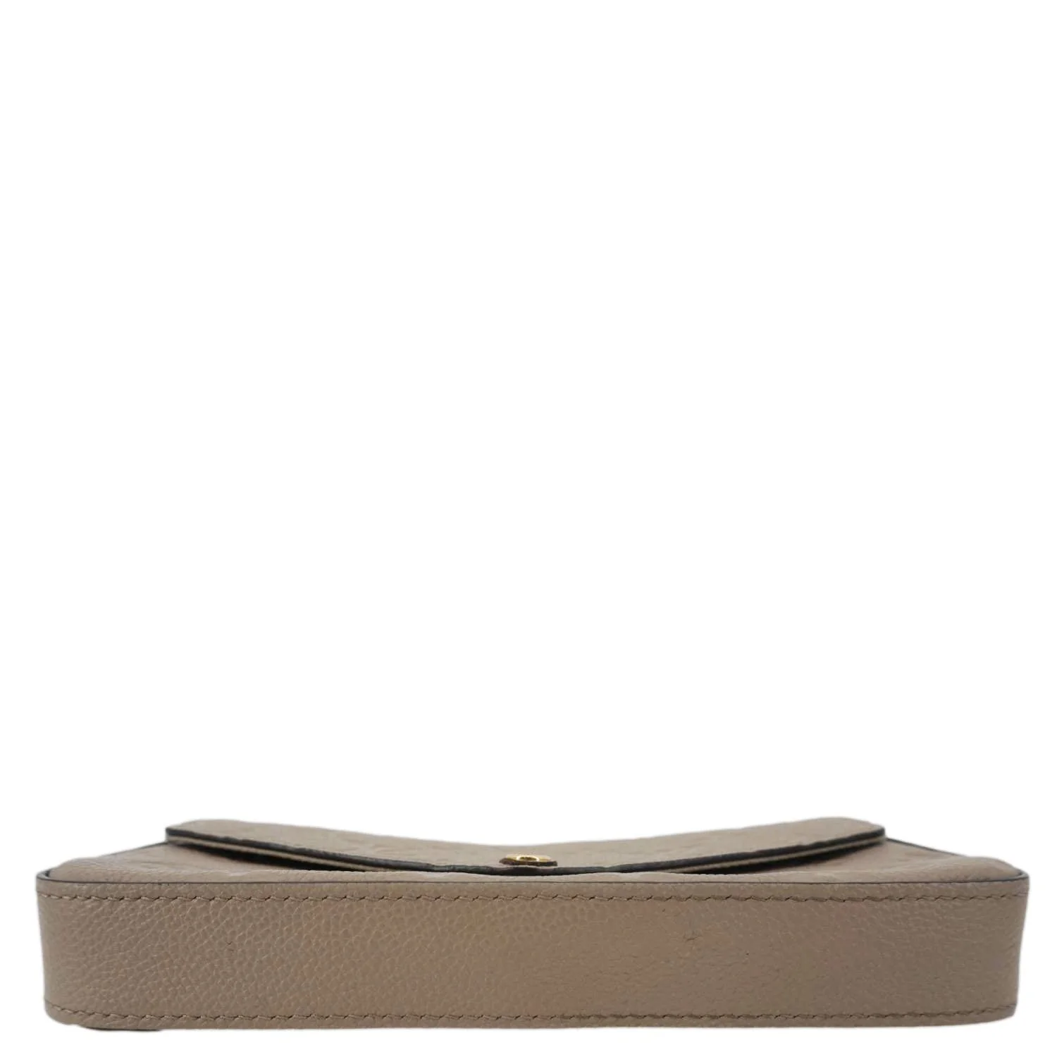LOUIS VUITTON Felicie Pochette Monogram Empreinte Crossbody Bag Tourterelle Beige - Image 12