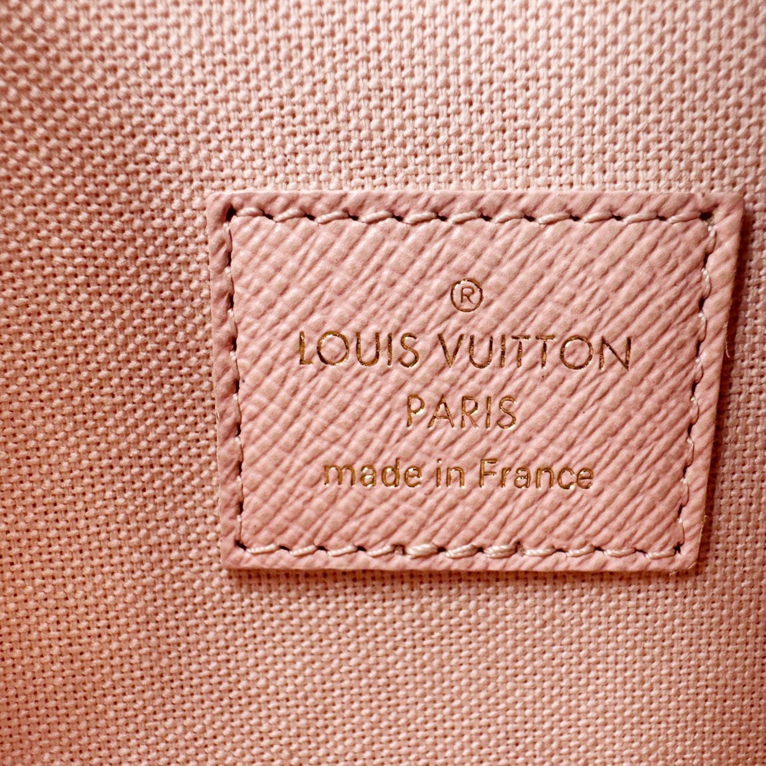 LOUIS VUITTON Felicie Pochette Damier Azur Calfskin Crossbody Bag Eau De Rose - Image 15