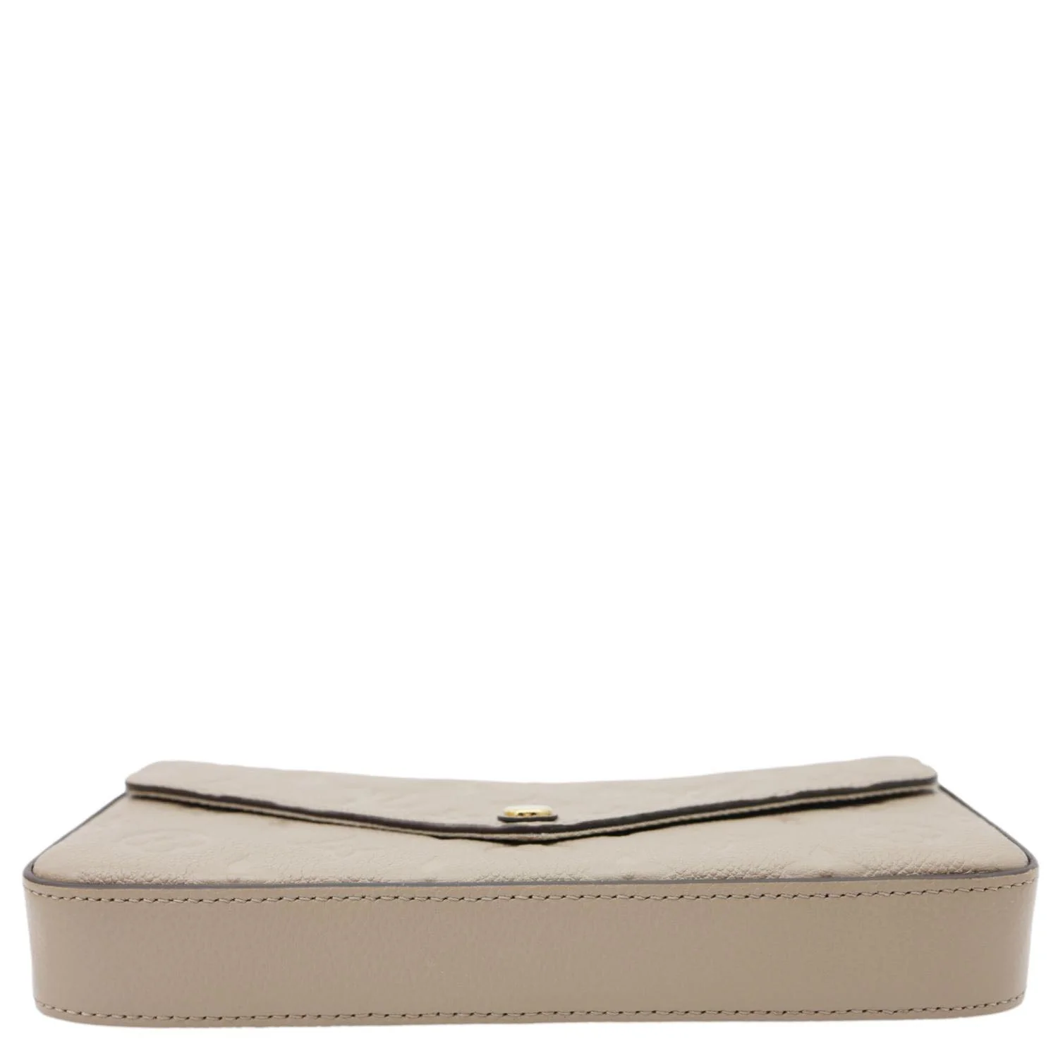 LOUIS VUITTON Felicie Pochette Monogram Empreinte Crossbody Bag Beige - Image 10