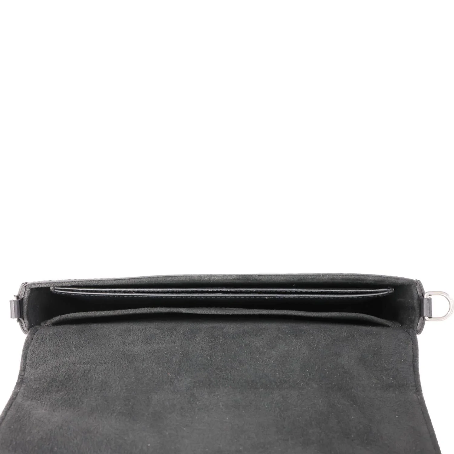 LOUIS VUITTON Felicie Pochette Epi Leather Crossbody Bag Black - Image 13