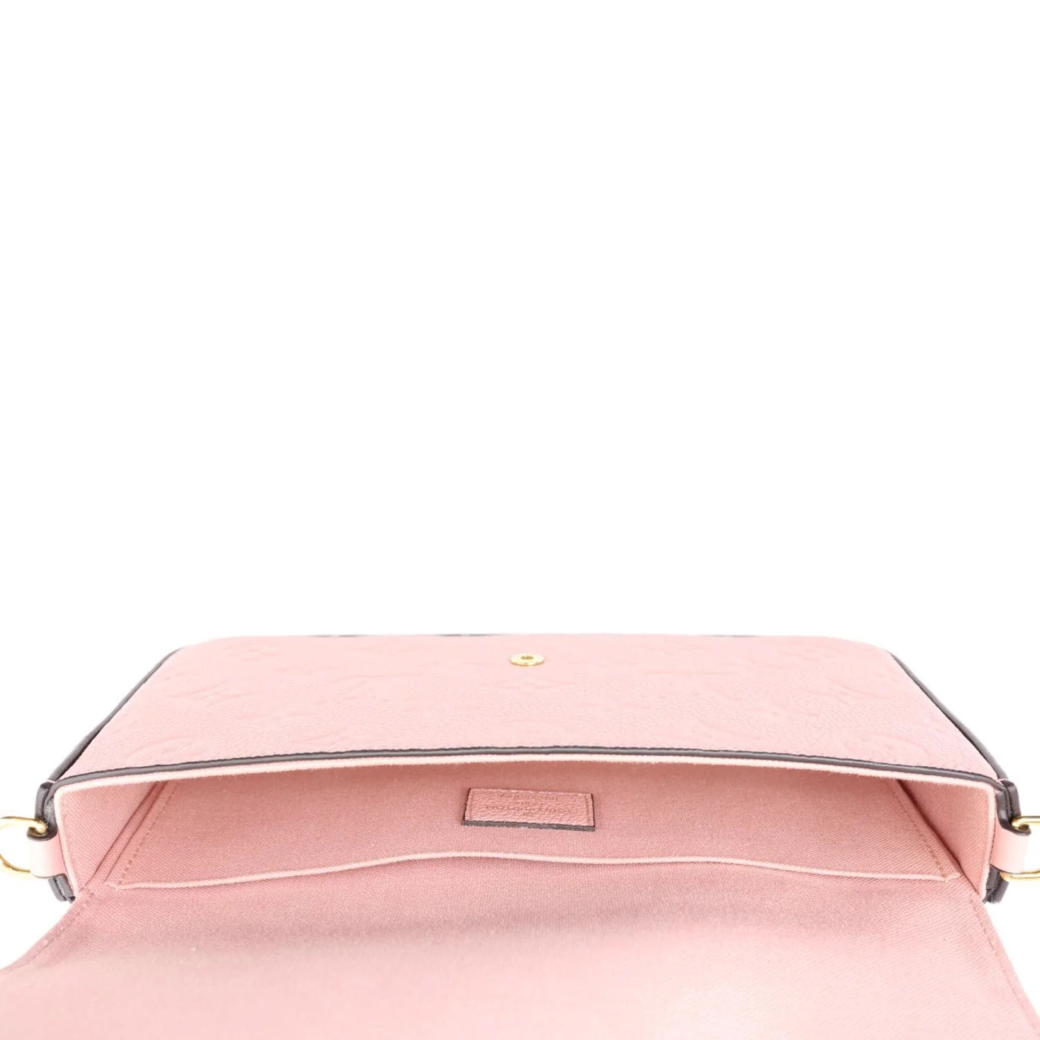 LOUIS VUITTON Felicie Pochette Monogram Empreinte Crossbody Bag Rose Poudre - Image 11