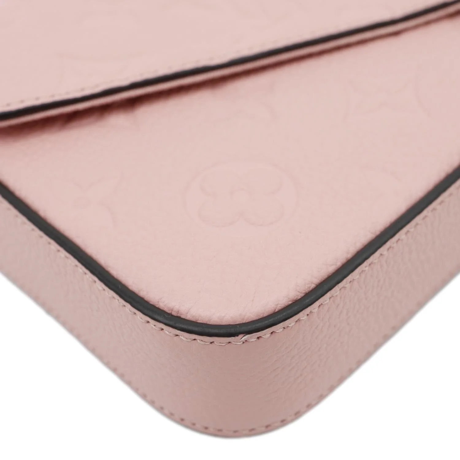 LOUIS VUITTON Felicie Pochette Monogram Empreinte Crossbody Bag Rose Poudre - Image 8