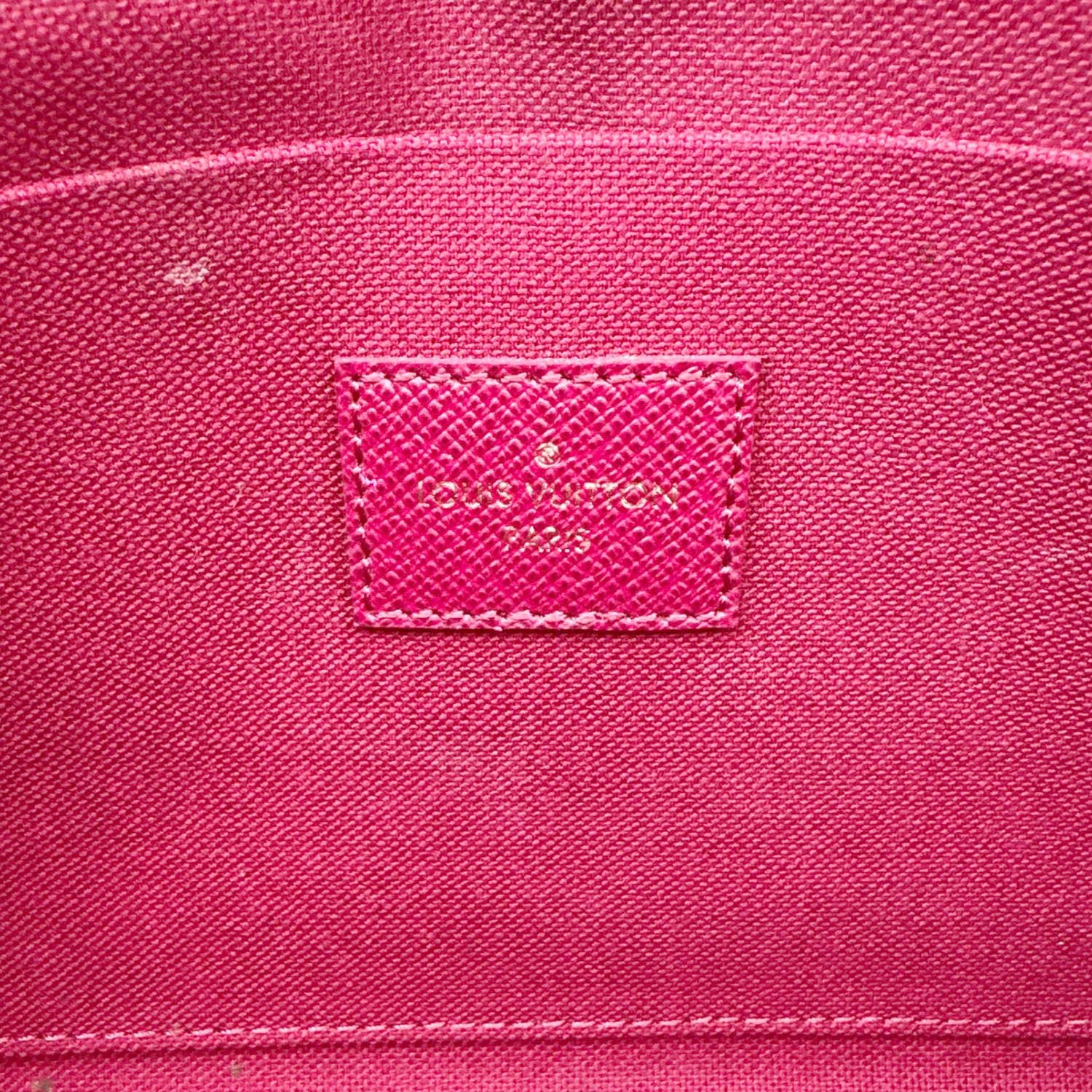 LOUIS VUITTON Felicie Pochette Monogram Canvas Crossbody Bag Brown - Image 14