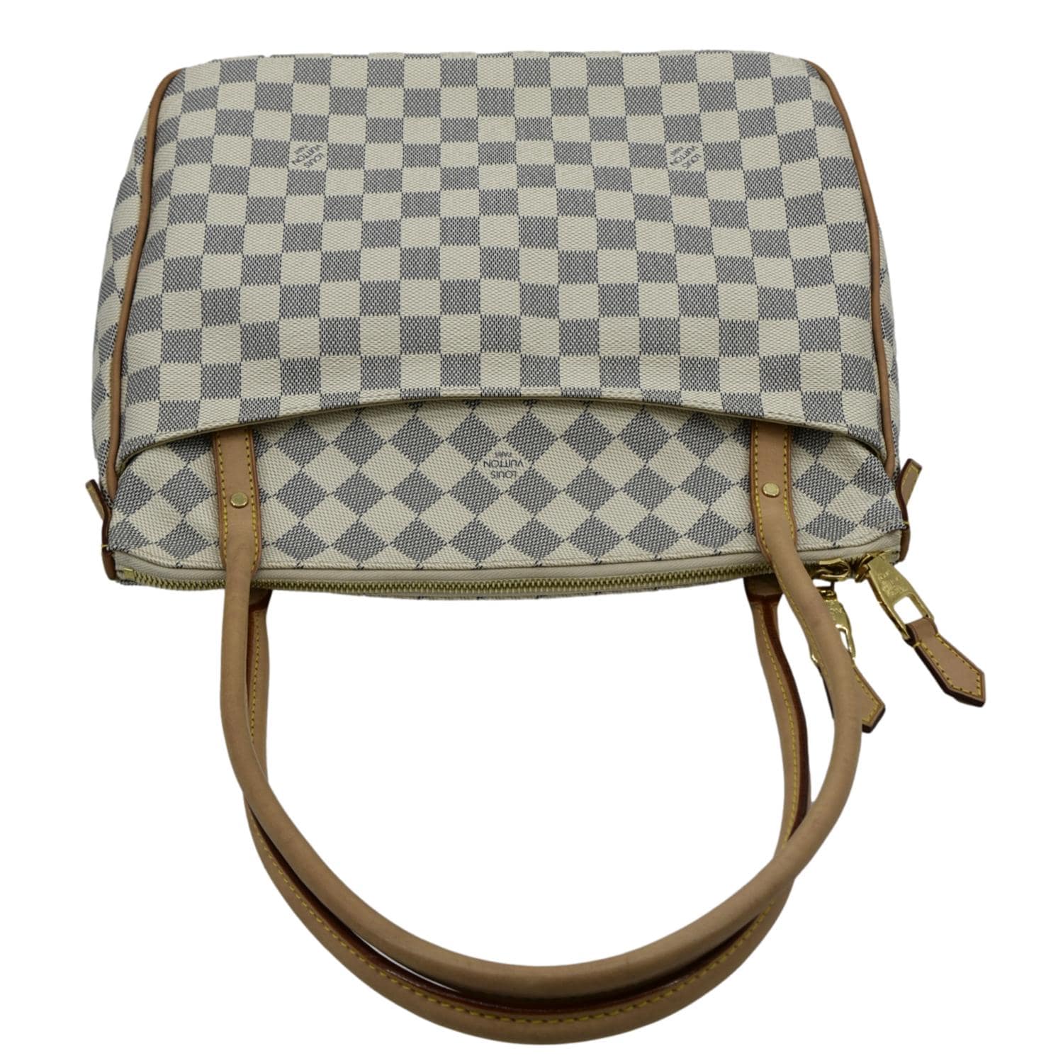 LOUIS VUITTON Figheri PM Damier Azur Shoulder Bag White - Image 5