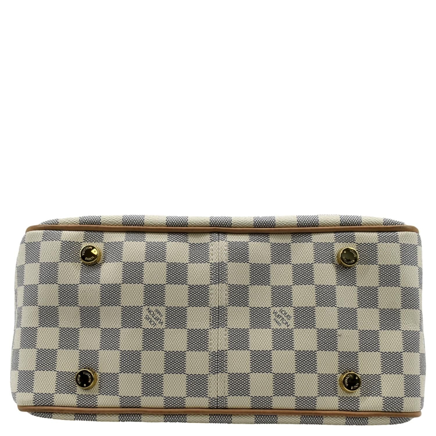 LOUIS VUITTON Figheri PM Damier Azur Shoulder Bag White - Image 9