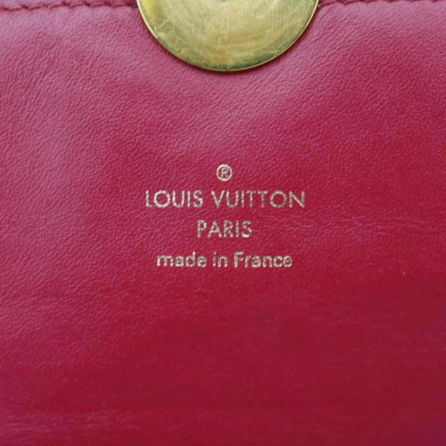 LOUIS VUITTON Flore Monogram Canvas Chain Wallet Fuchsia - Image 13