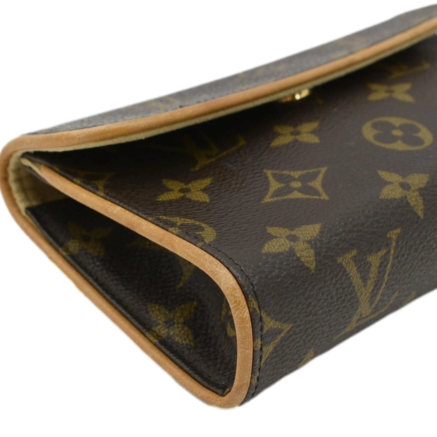 LOUIS VUITTON Pochette Florentine Monogram Canvas Waist Bag Brown - Image 9