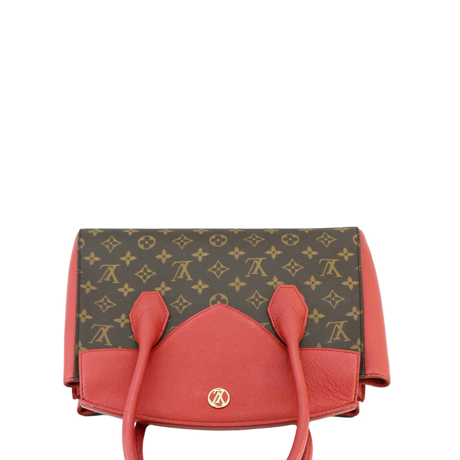 LOUIS VUITTON Florine Monogram Canvas Shoulder Bag Red - Image 4